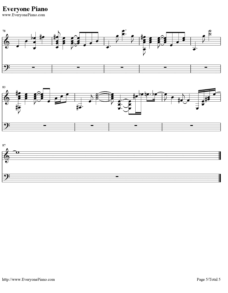 Amethyst钢琴谱-YOSHIKI5