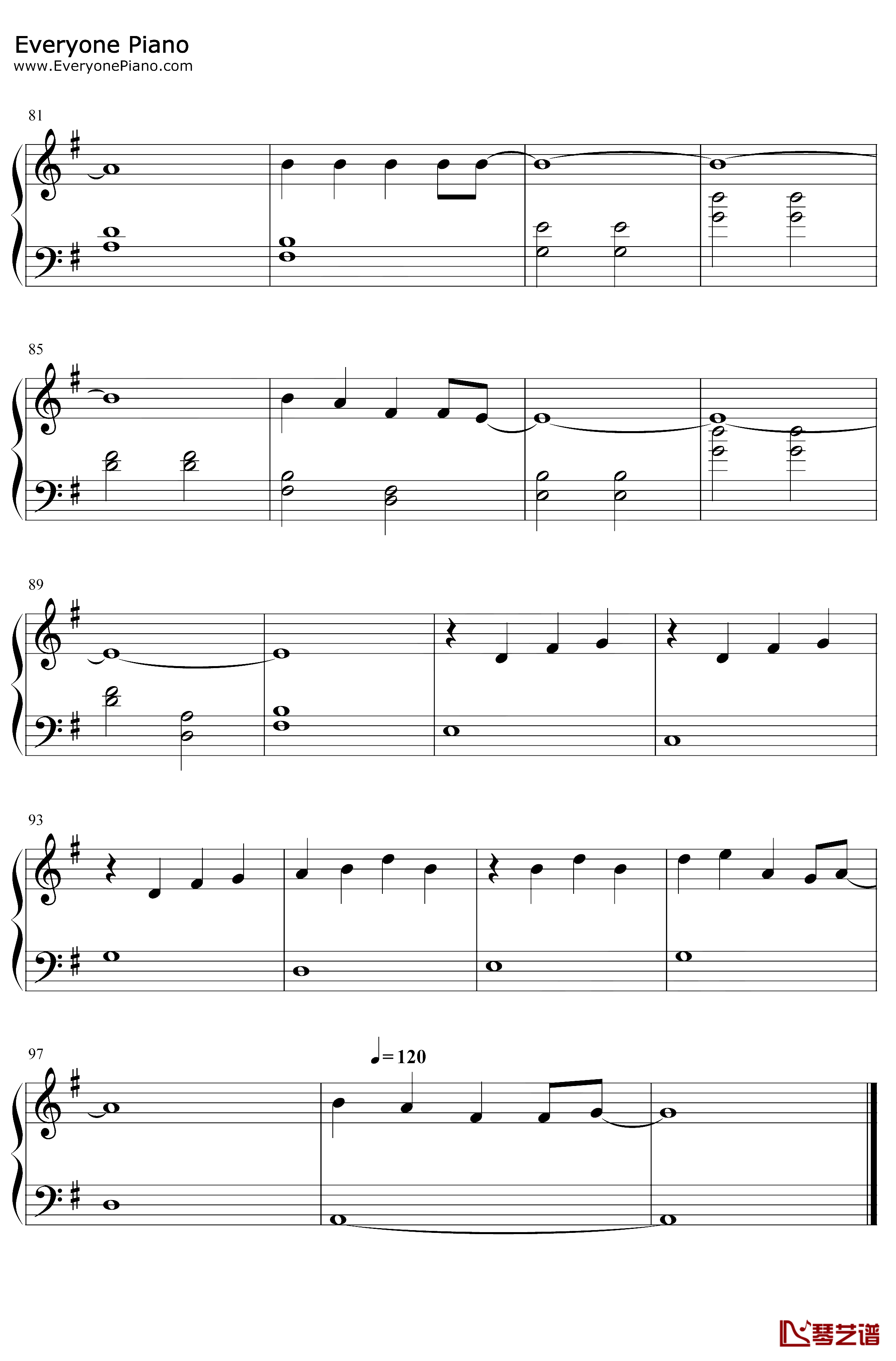 Love Is Gone钢琴谱-Slander Dylan Matthew-抖音热歌5