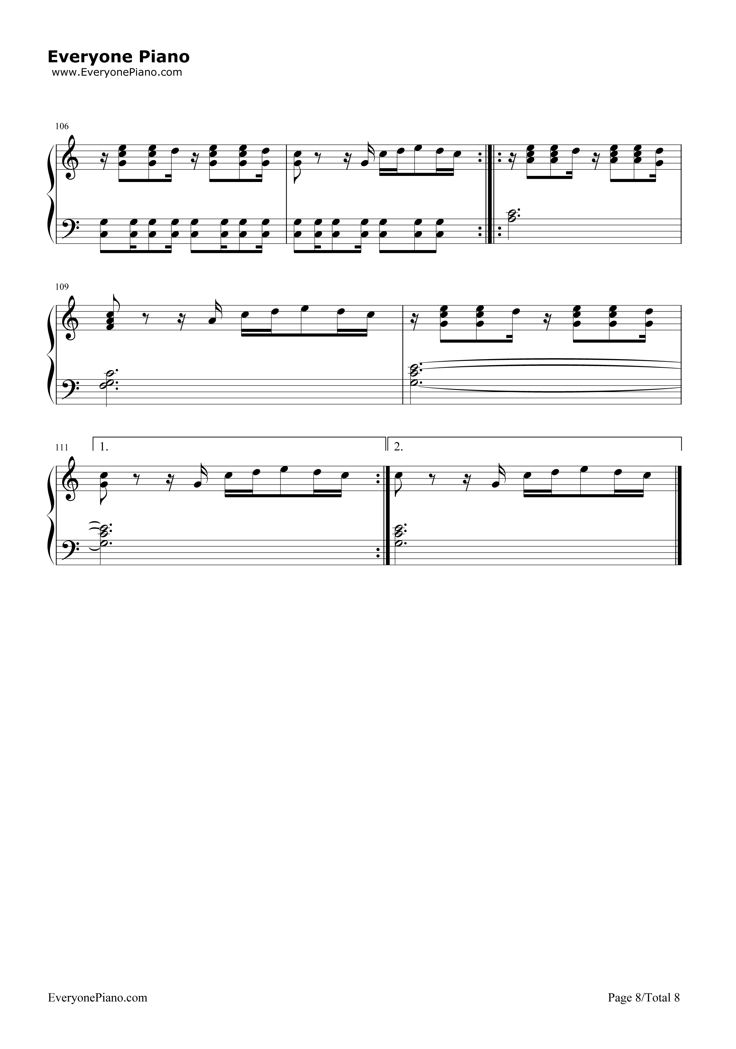 Give Me Love钢琴谱-Shawn Mendes8