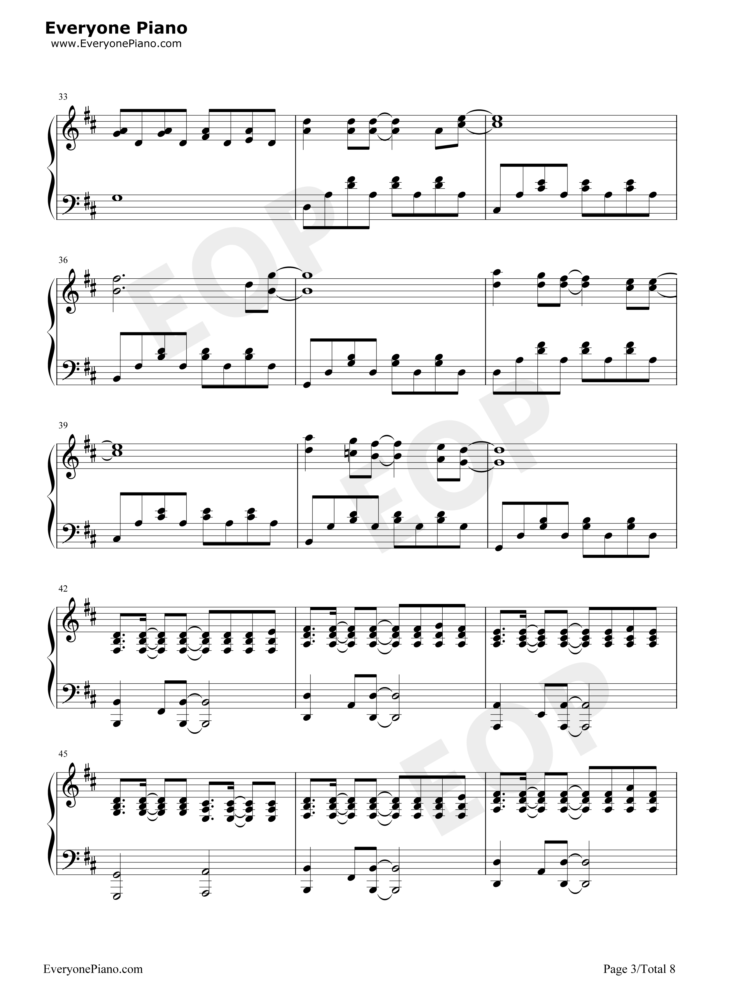 Because of You钢琴谱-The Piano Guys3