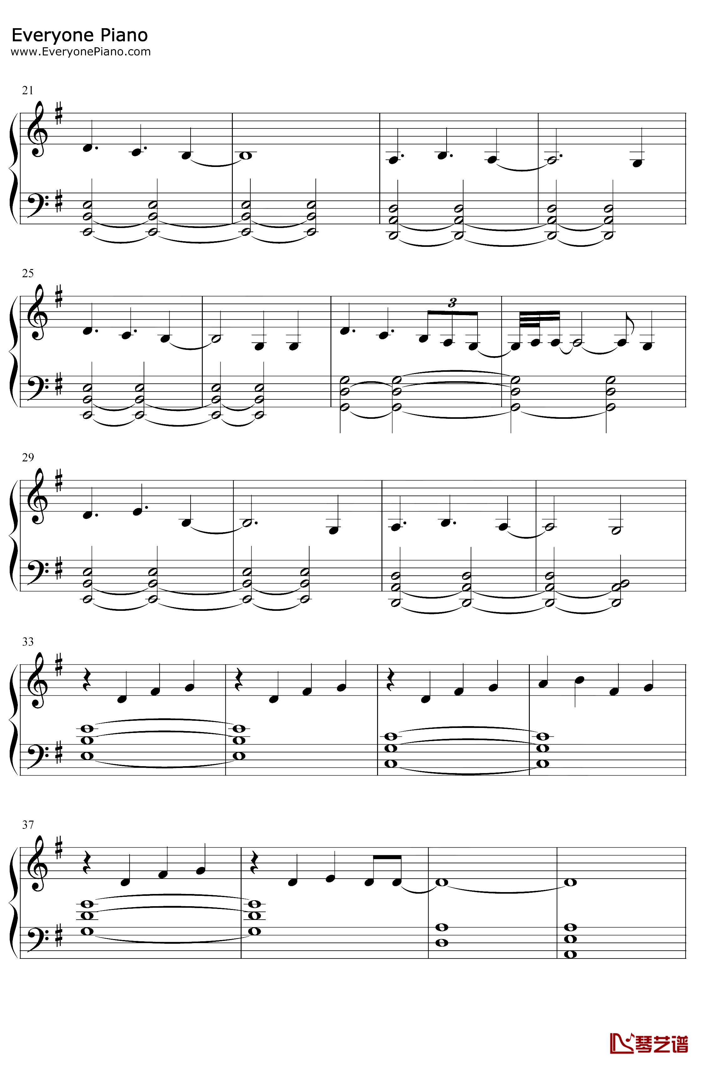 Love Is Gone钢琴谱-Slander Dylan Matthew-抖音热歌2