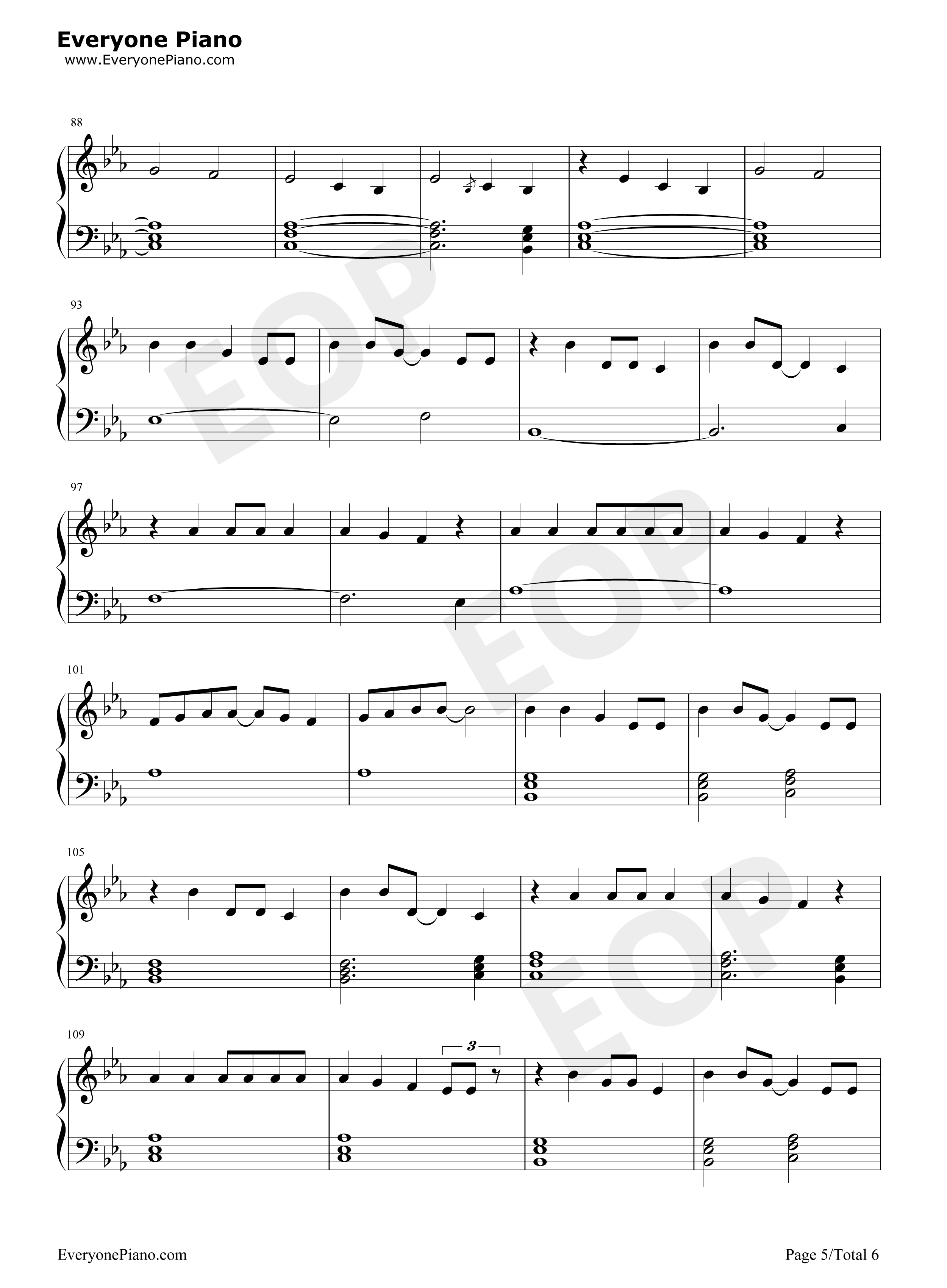 Masterpiece钢琴谱-Jessie J5