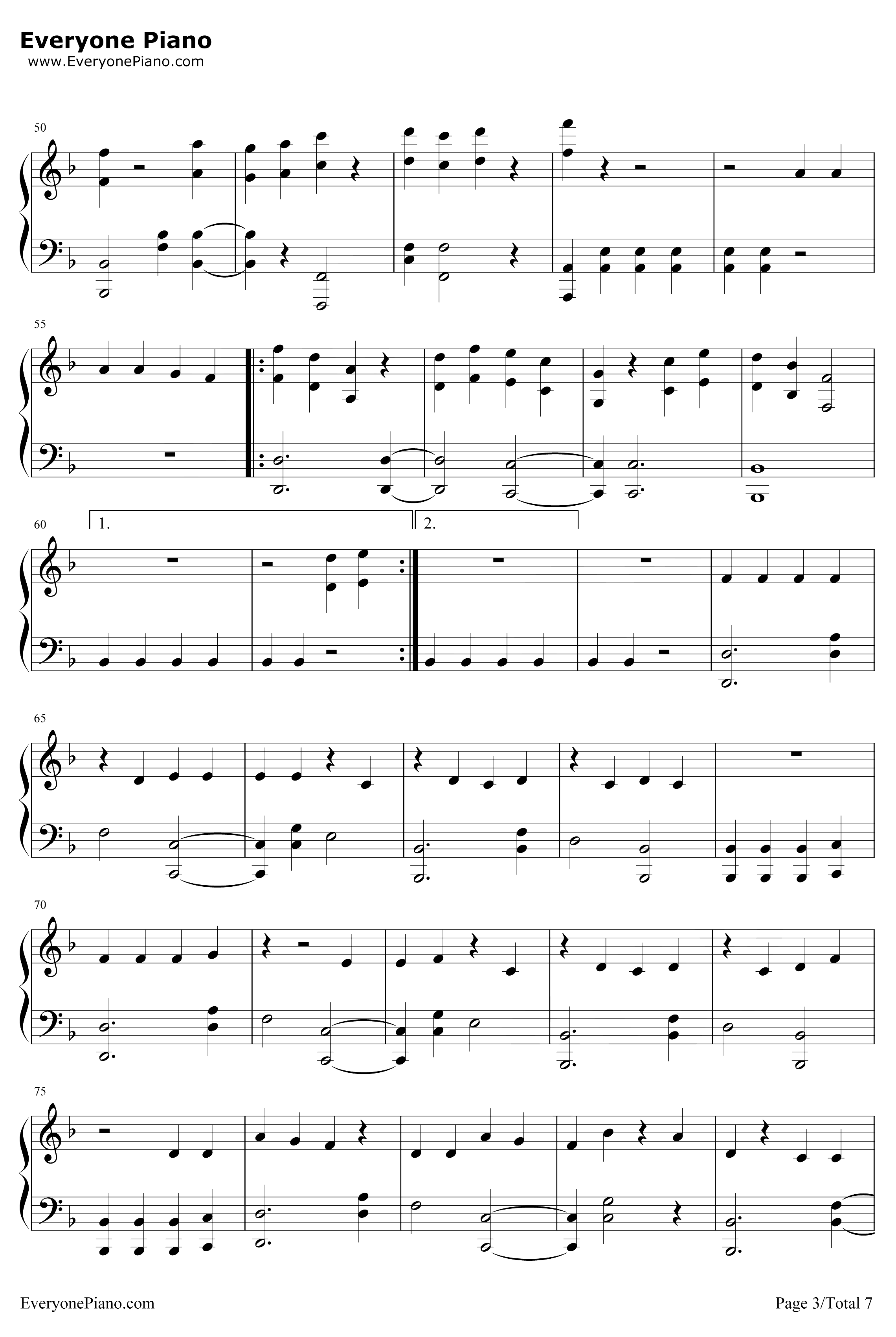 Dangerously钢琴谱-CharliePuth-CharliePuth3
