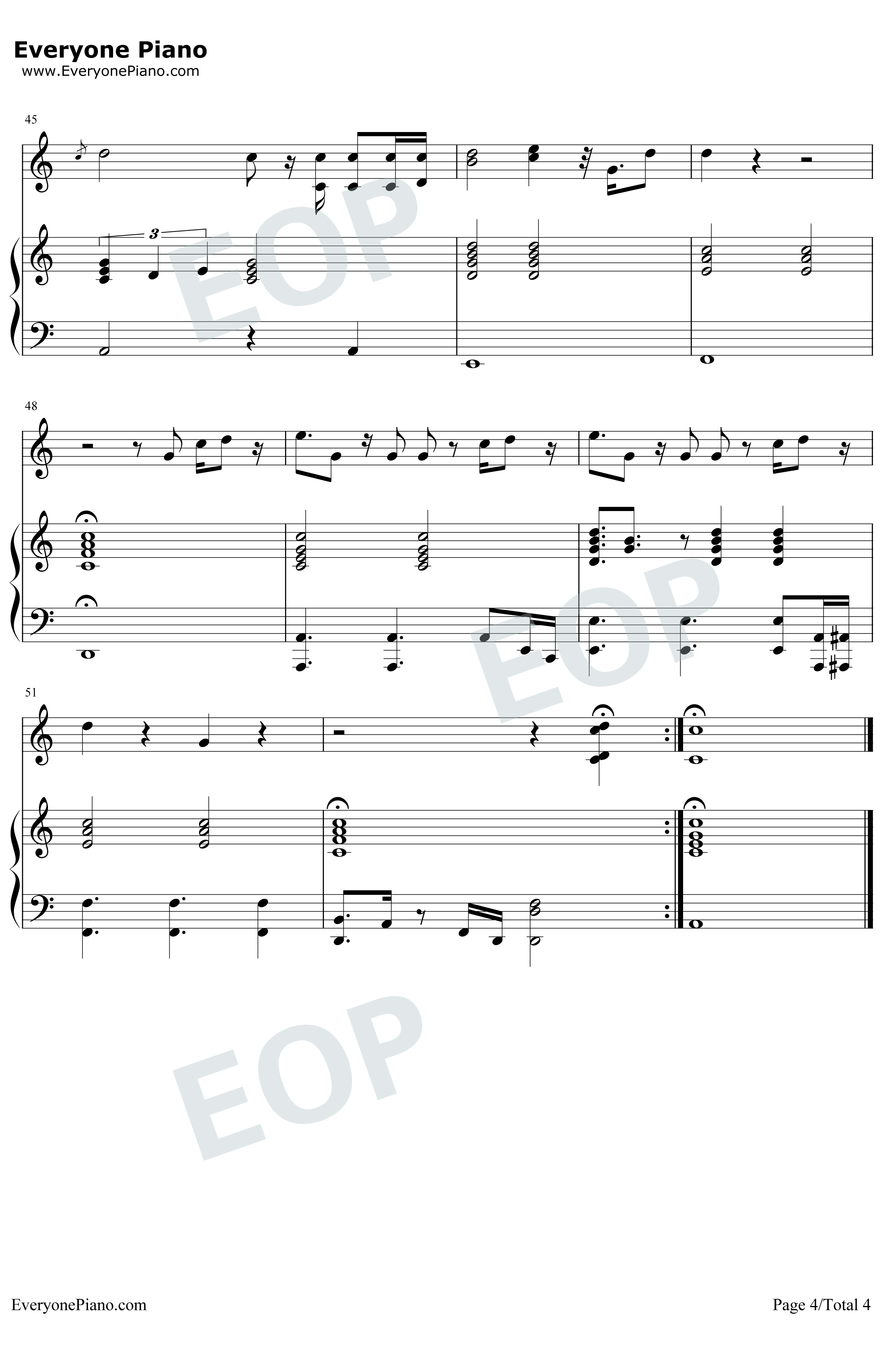 Girls Like You钢琴谱-Maroon 54