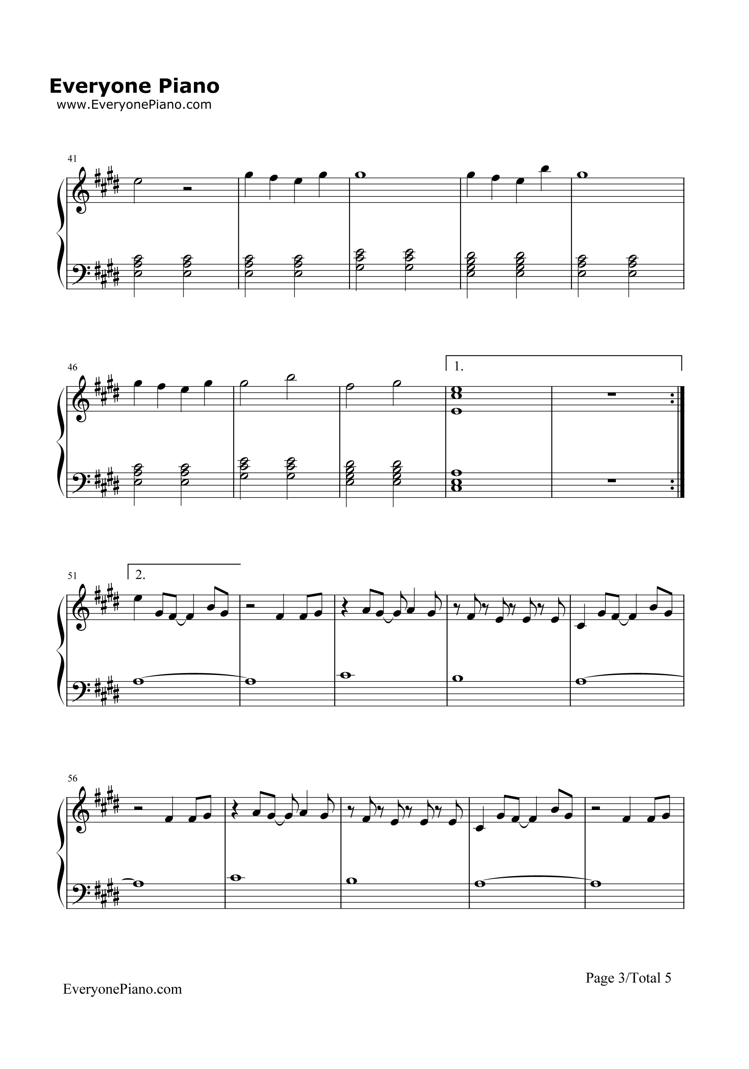 Drown钢琴谱-Bring Me the Horizon3