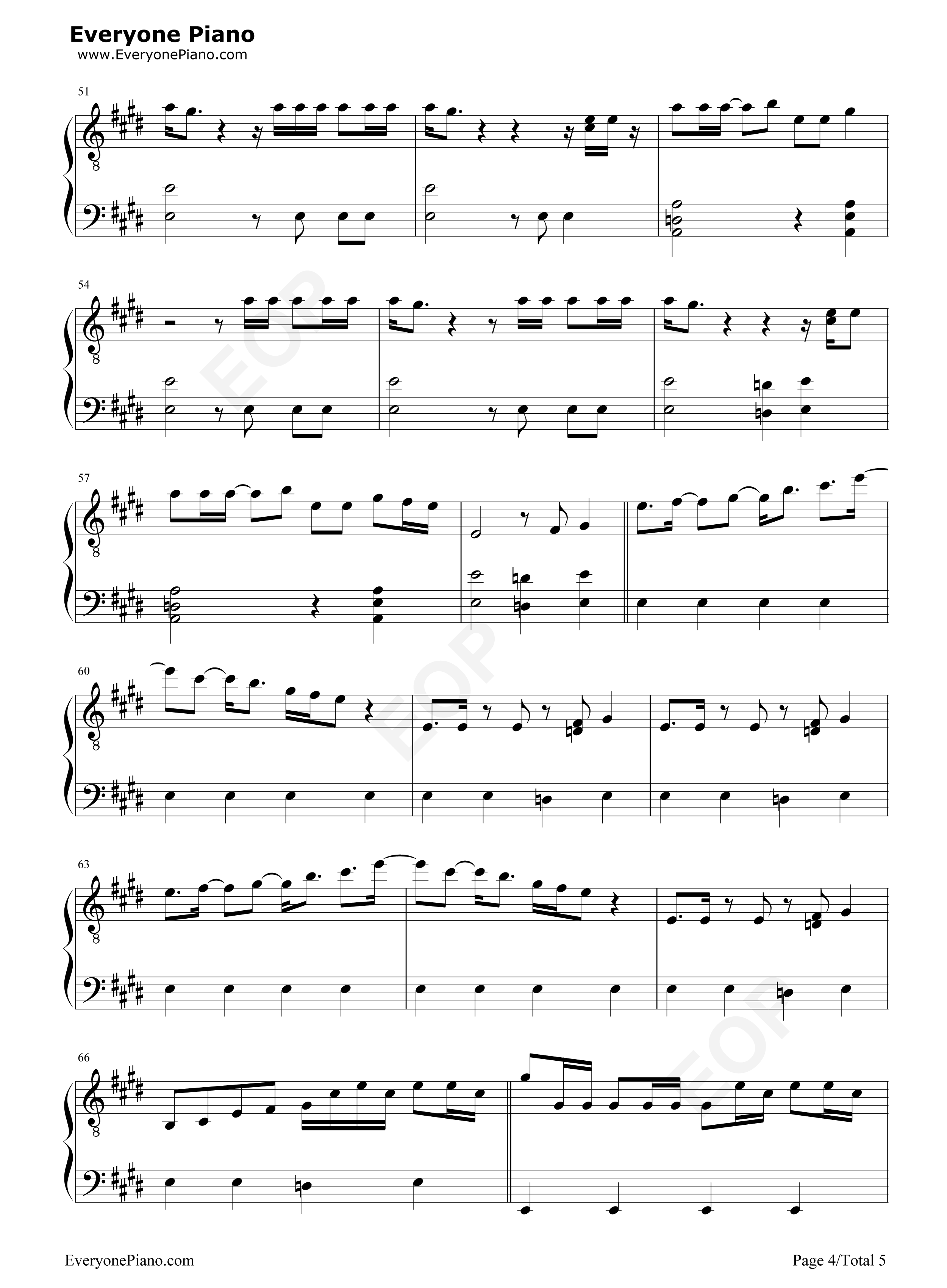 What a Man Gotta Do钢琴谱-Jonas Brothers4