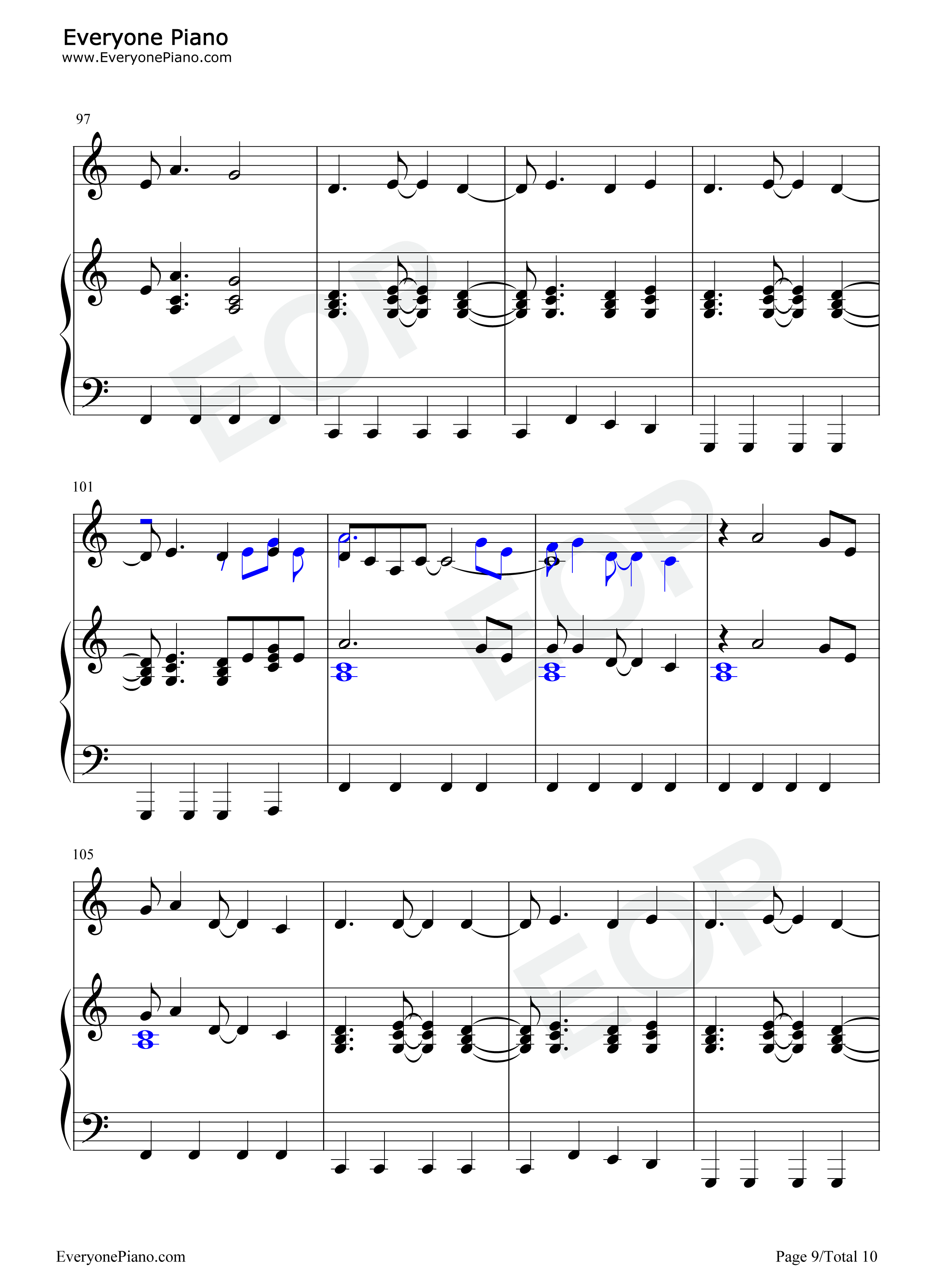 Drops of Jupiter (Tell Me)钢琴谱-Train9