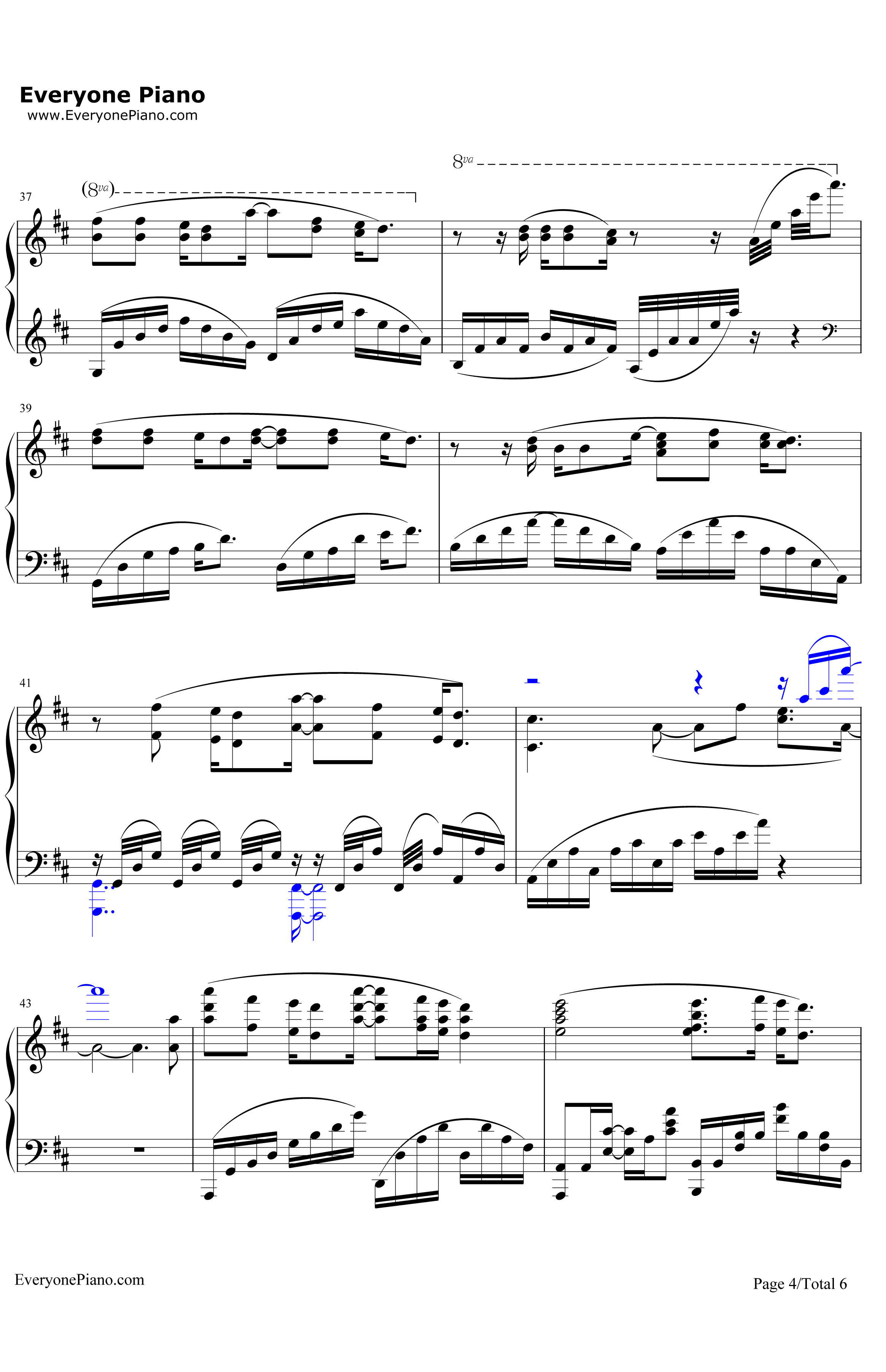 Helloshootingstar钢琴谱-Moumoon-暗杀教室ED4