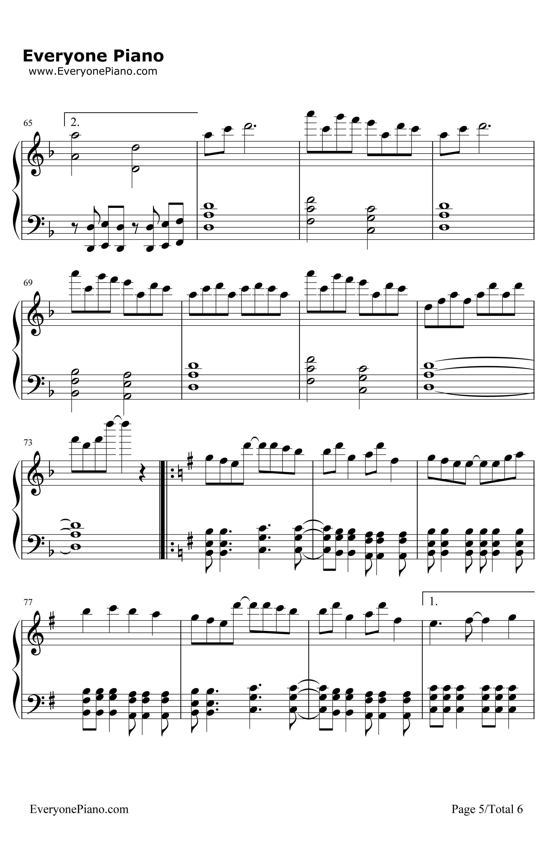 Amaranth钢琴谱-Nightwish5
