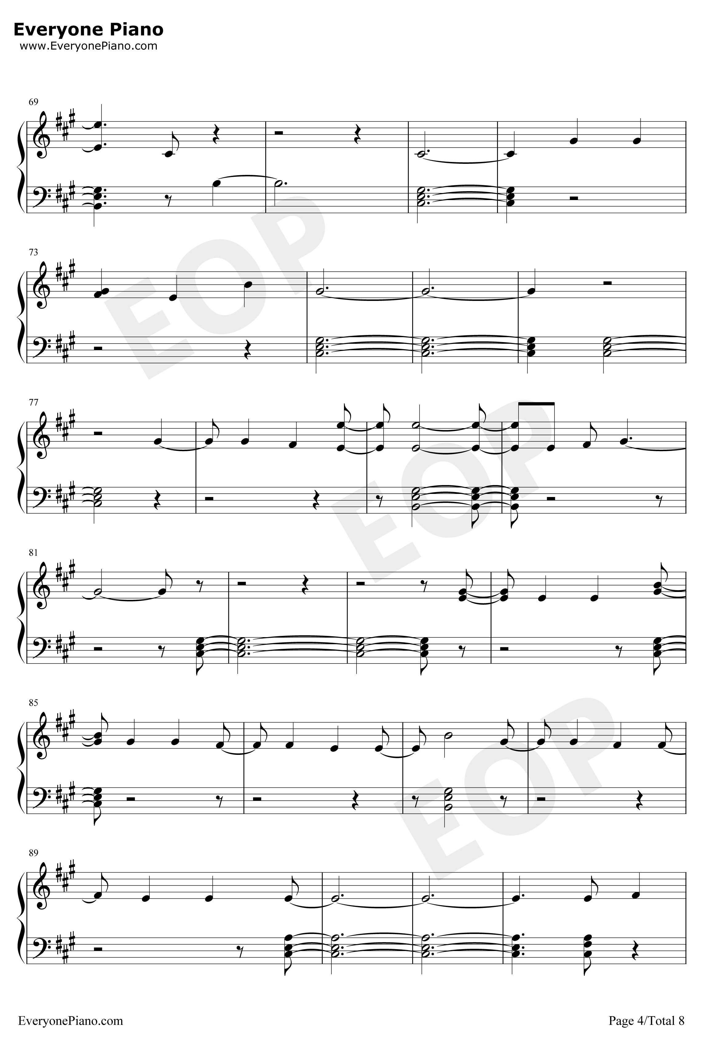 Look What I Found钢琴谱-Lady Gaga4