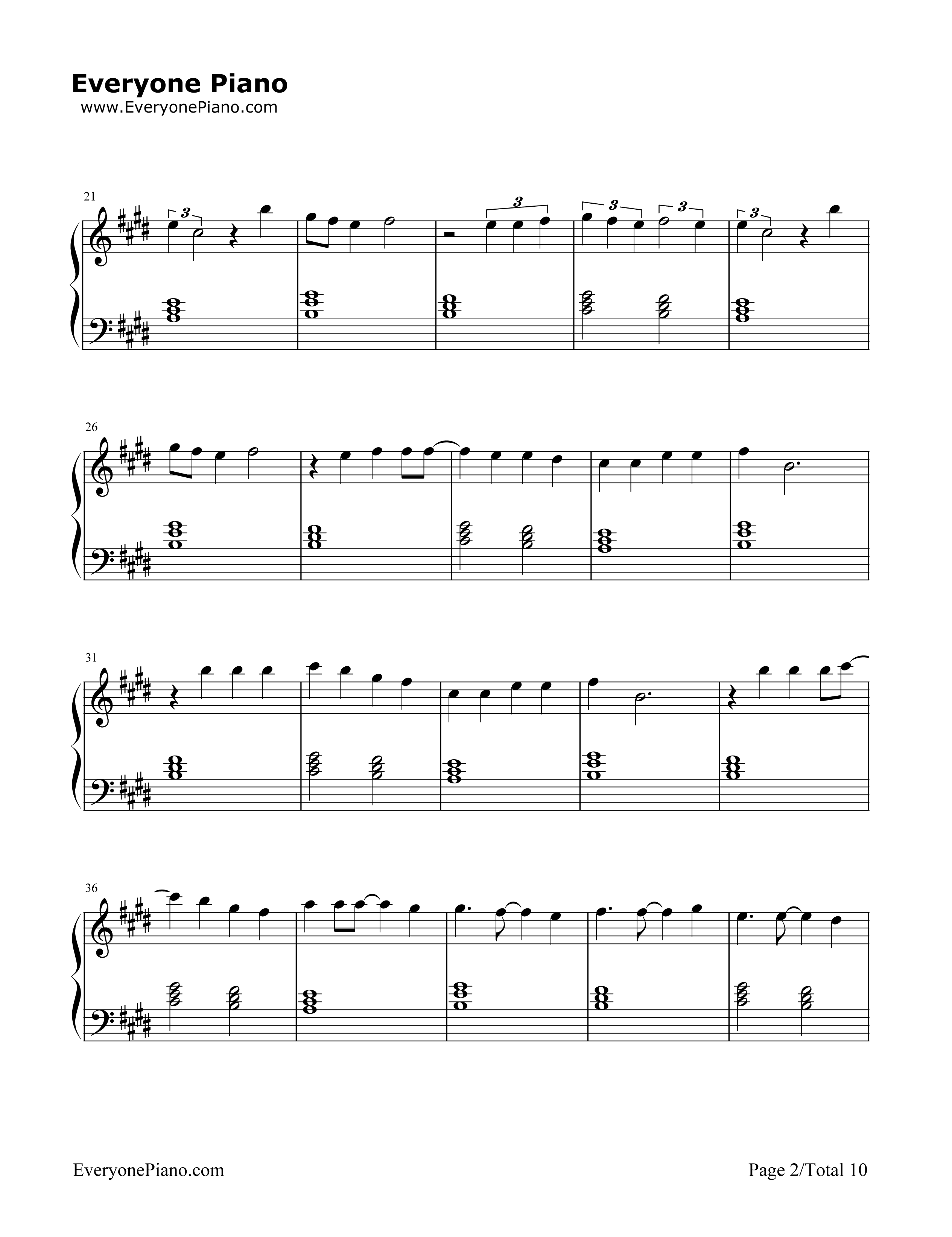 Final Song钢琴谱-MO2