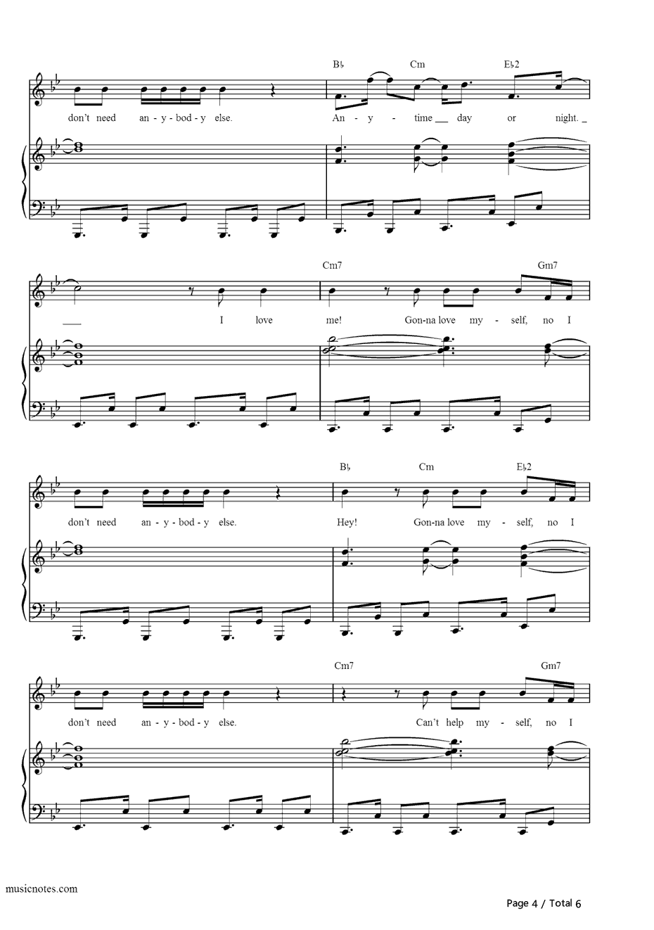LoveMyself钢琴谱-HaileeSteinfeld4