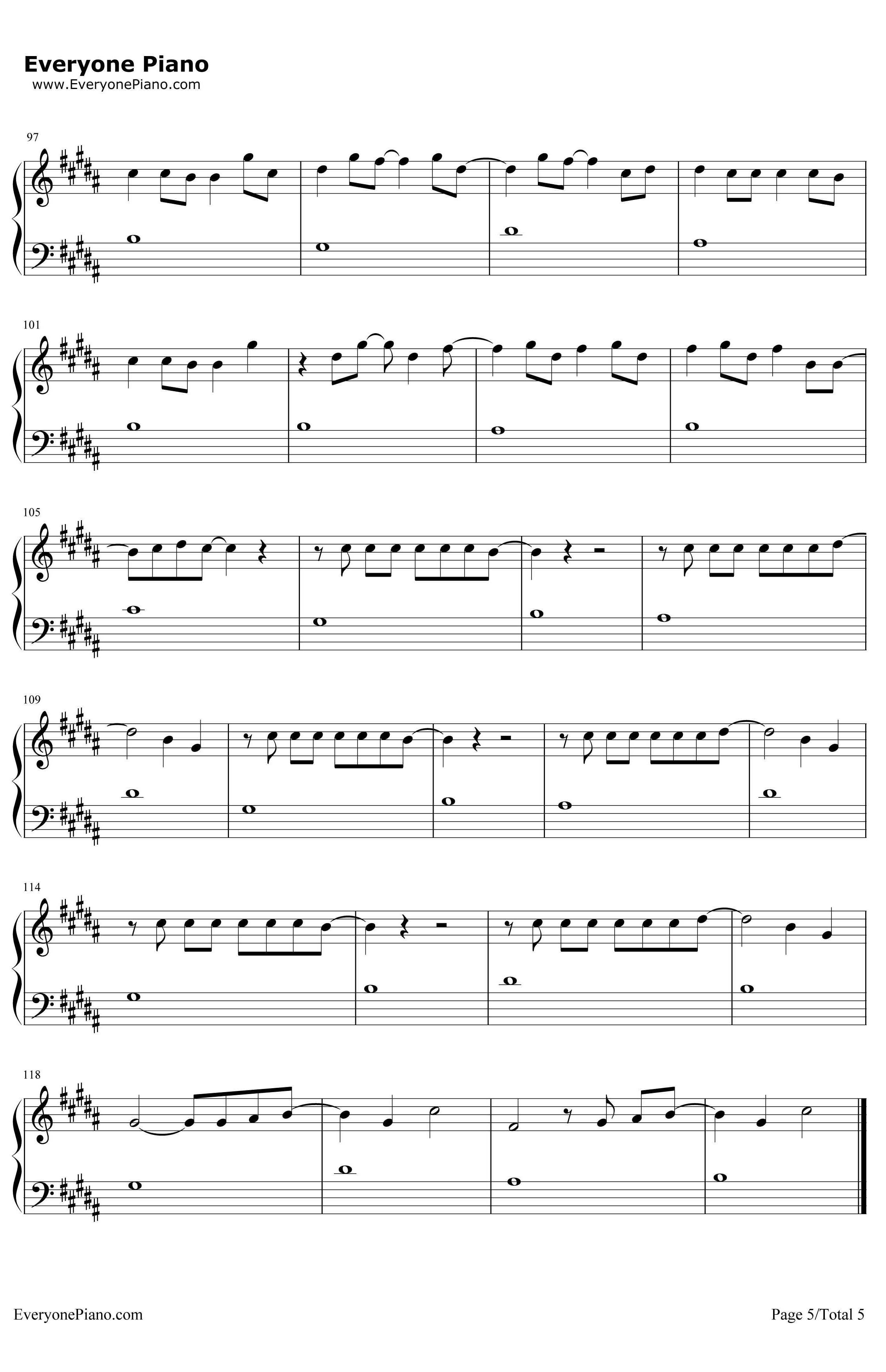 O.DonYou钢琴谱-VioletDays-VioletDays5