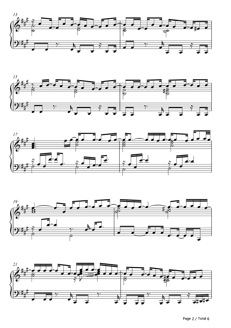 Insatiable钢琴谱-DarrenHayes2