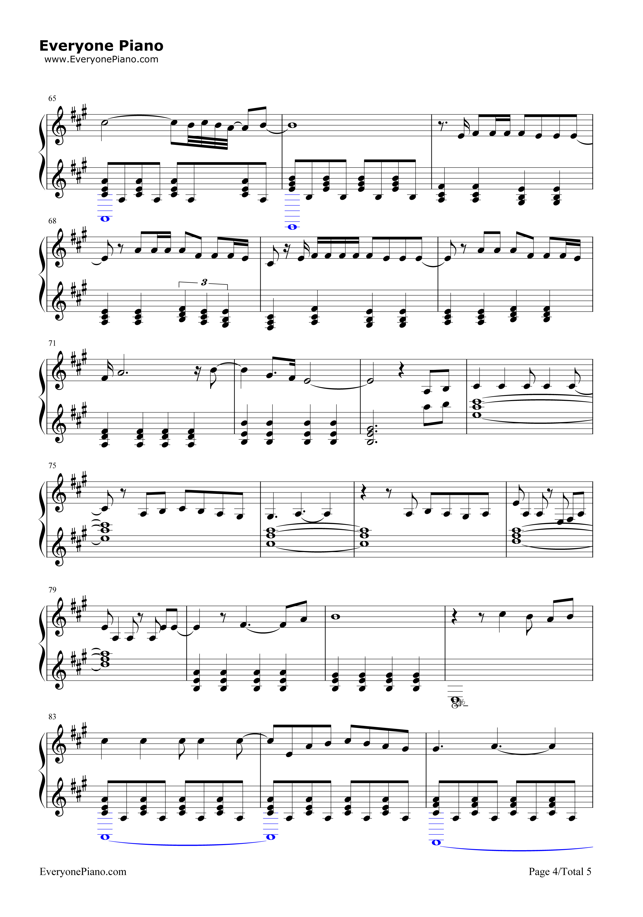 Secret Love Song钢琴谱-Little Mix4