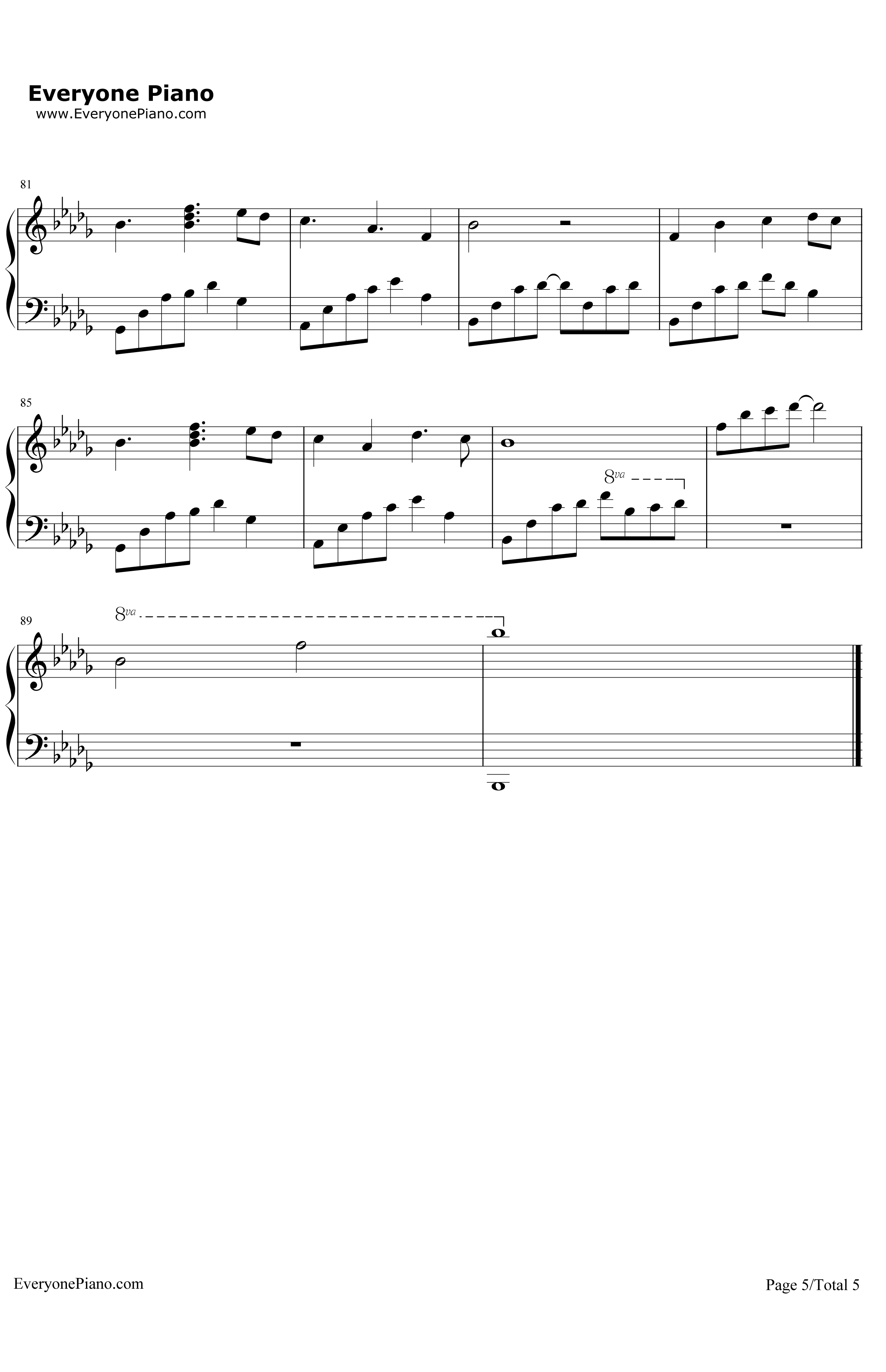 夜的钢琴曲18钢琴谱-石进5