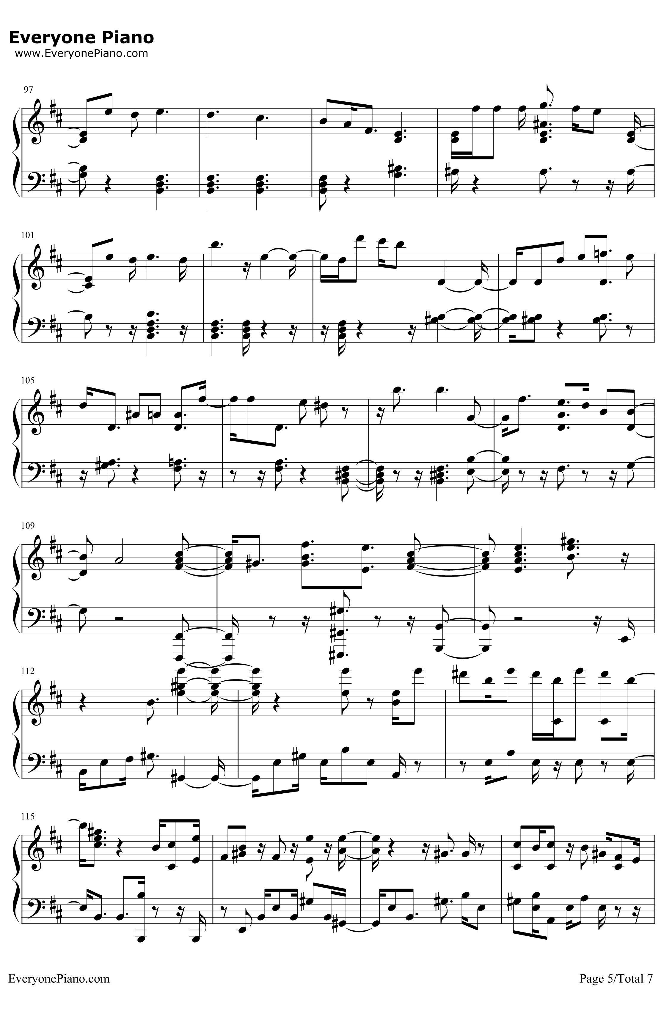 If You Leave Me Now钢琴谱-Charlie Puth5
