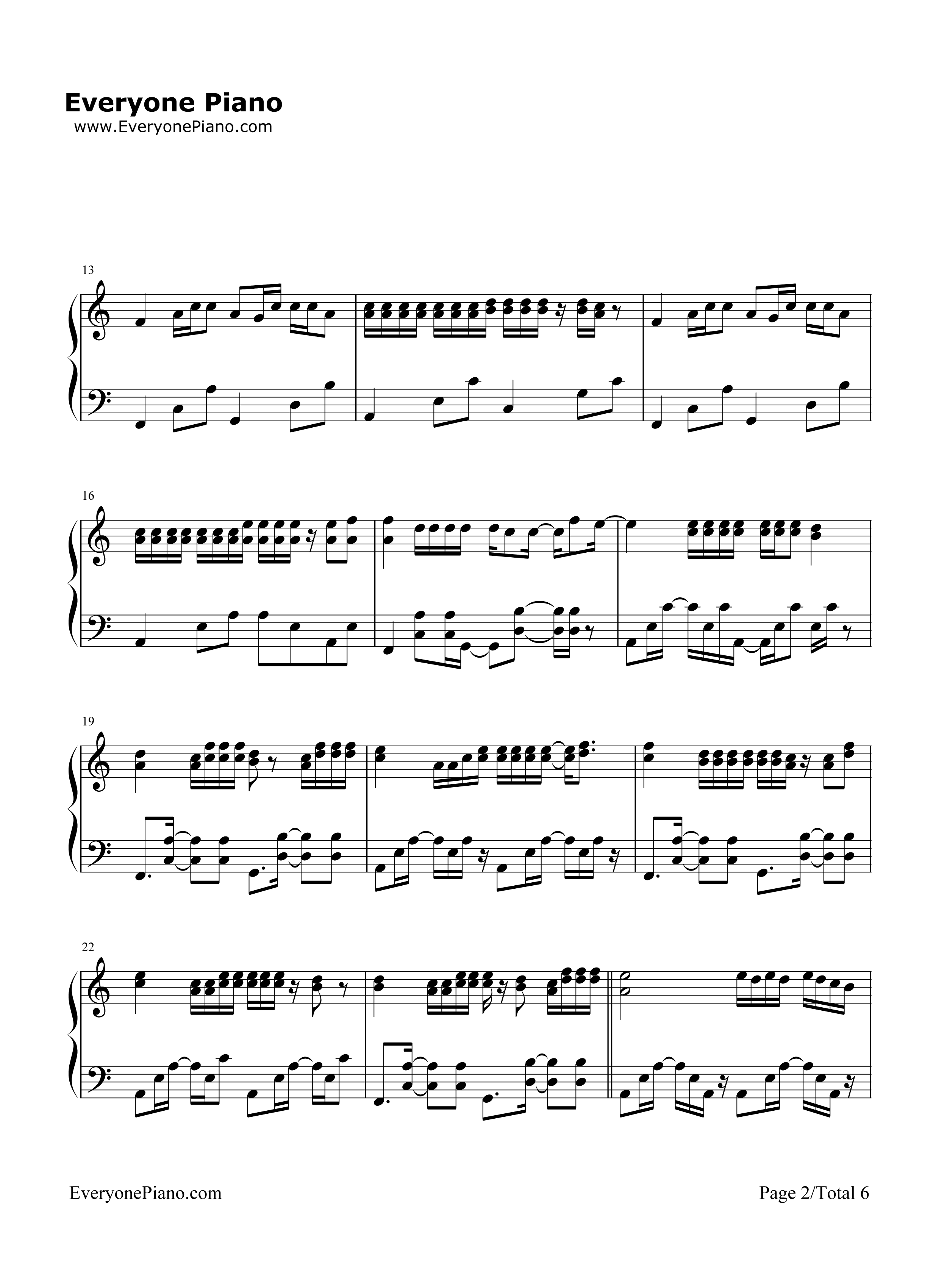 La Bicicleta钢琴谱-Carlos Vives ft. Shakira2