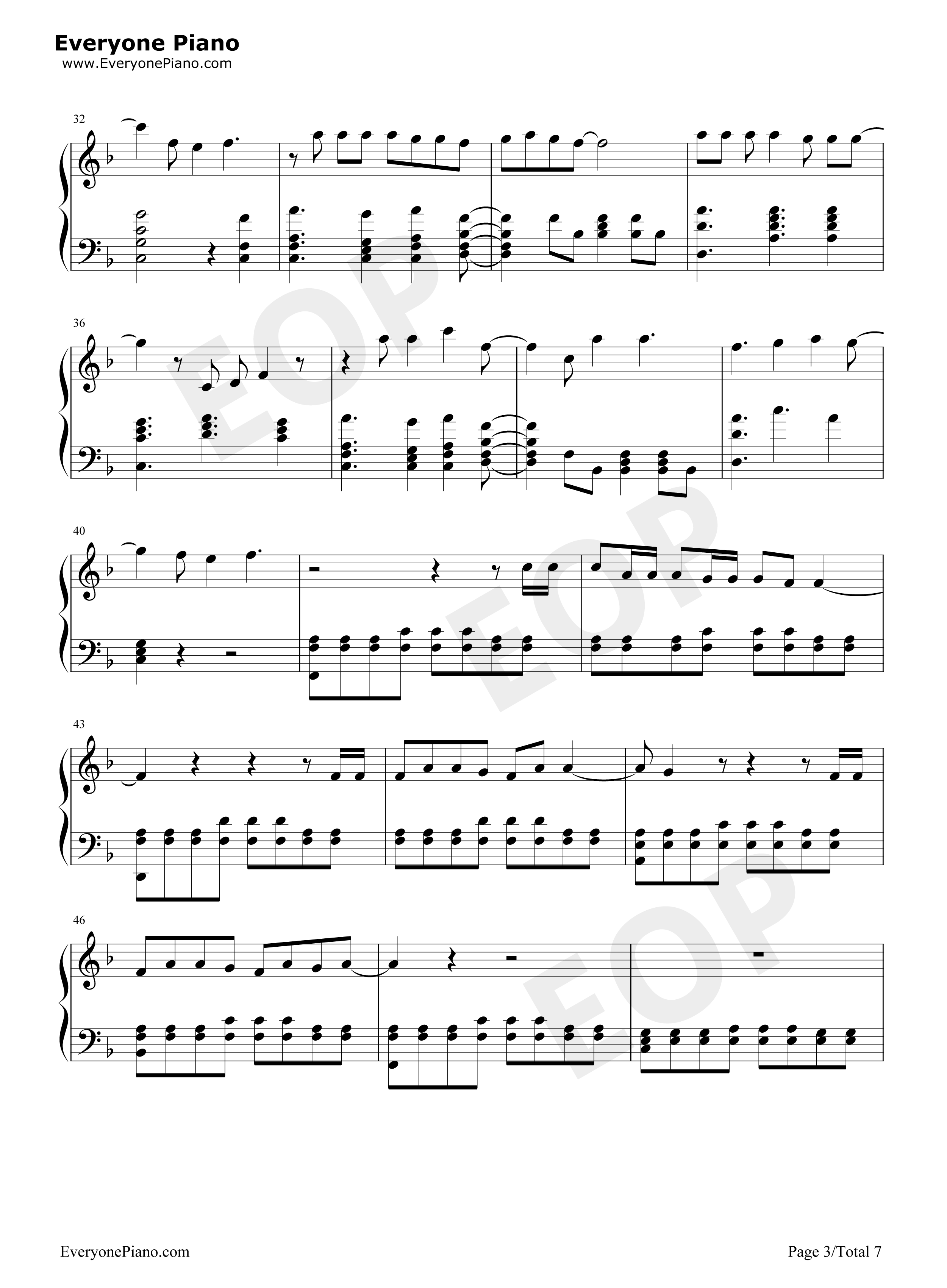 Hello My Love钢琴谱-Westlife3