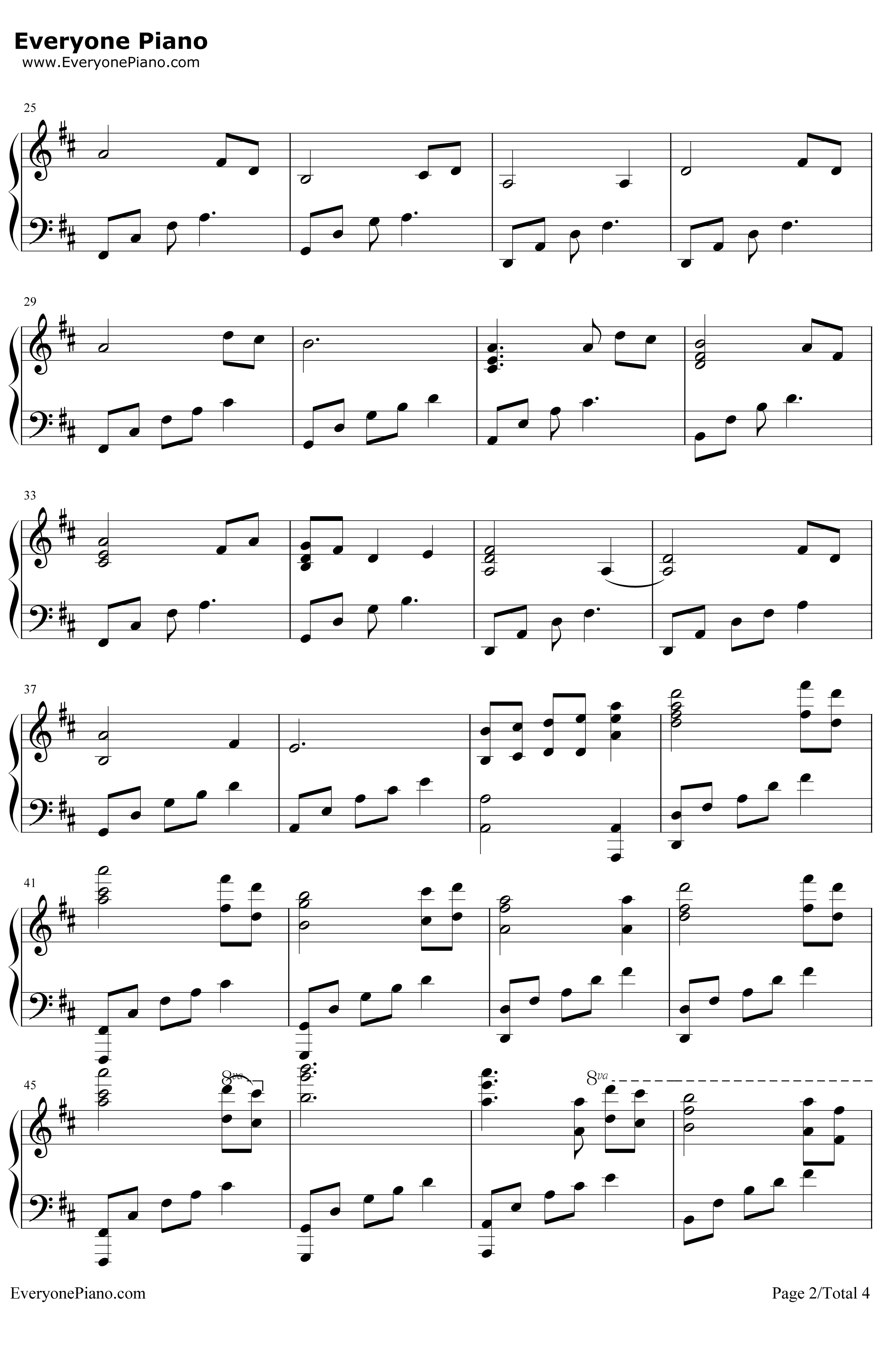 The Ludlows钢琴谱-JamesHorner-影片燃情岁月主题曲2