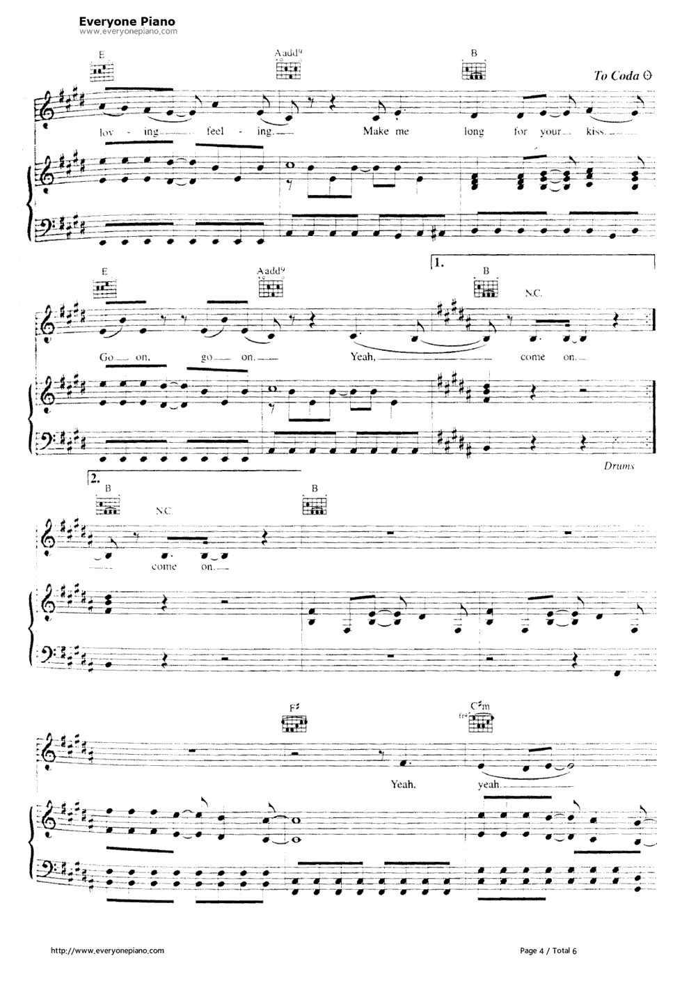 Breathless钢琴谱-The Corrs4