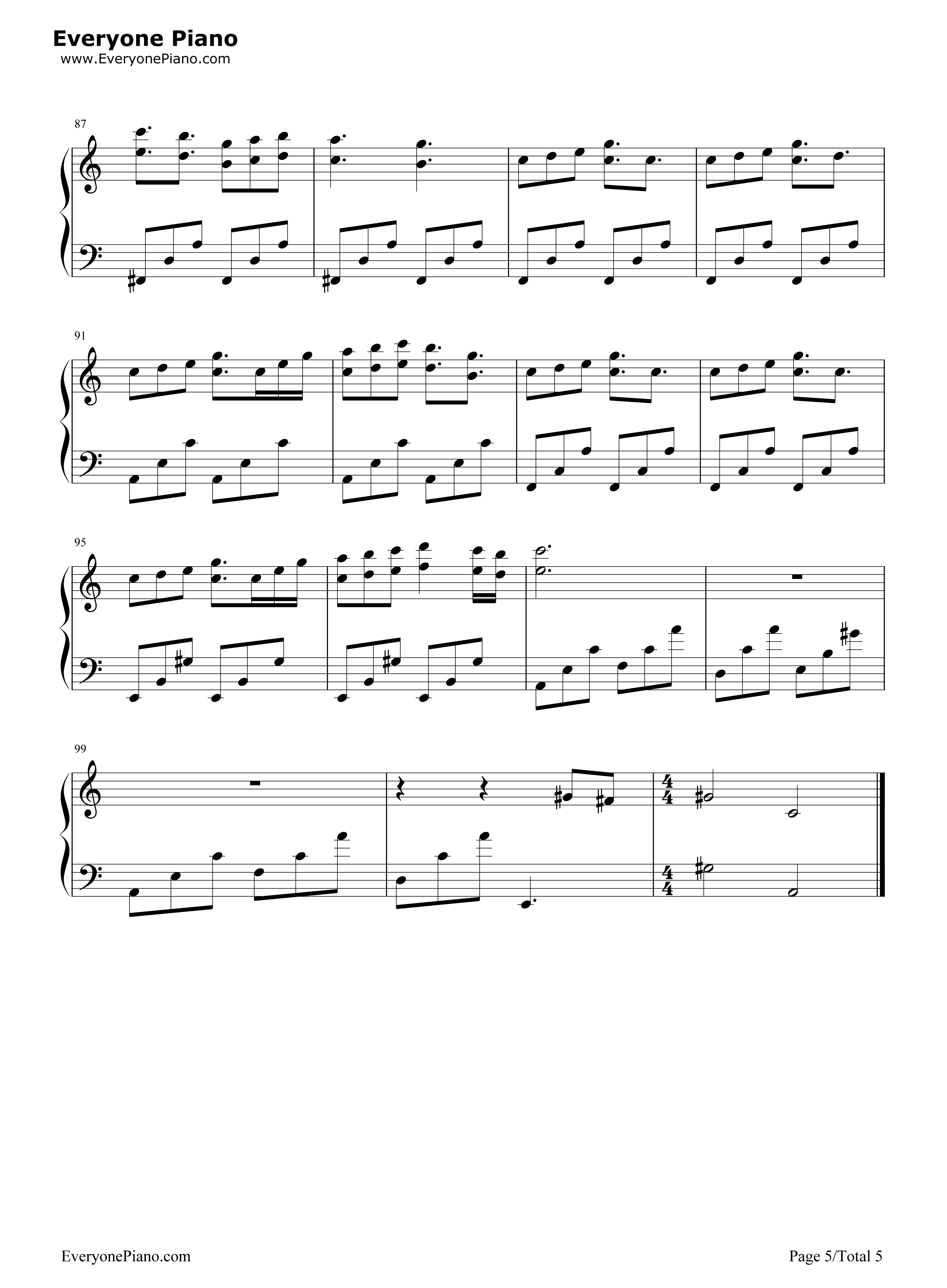 Human钢琴谱-Ken Arai5