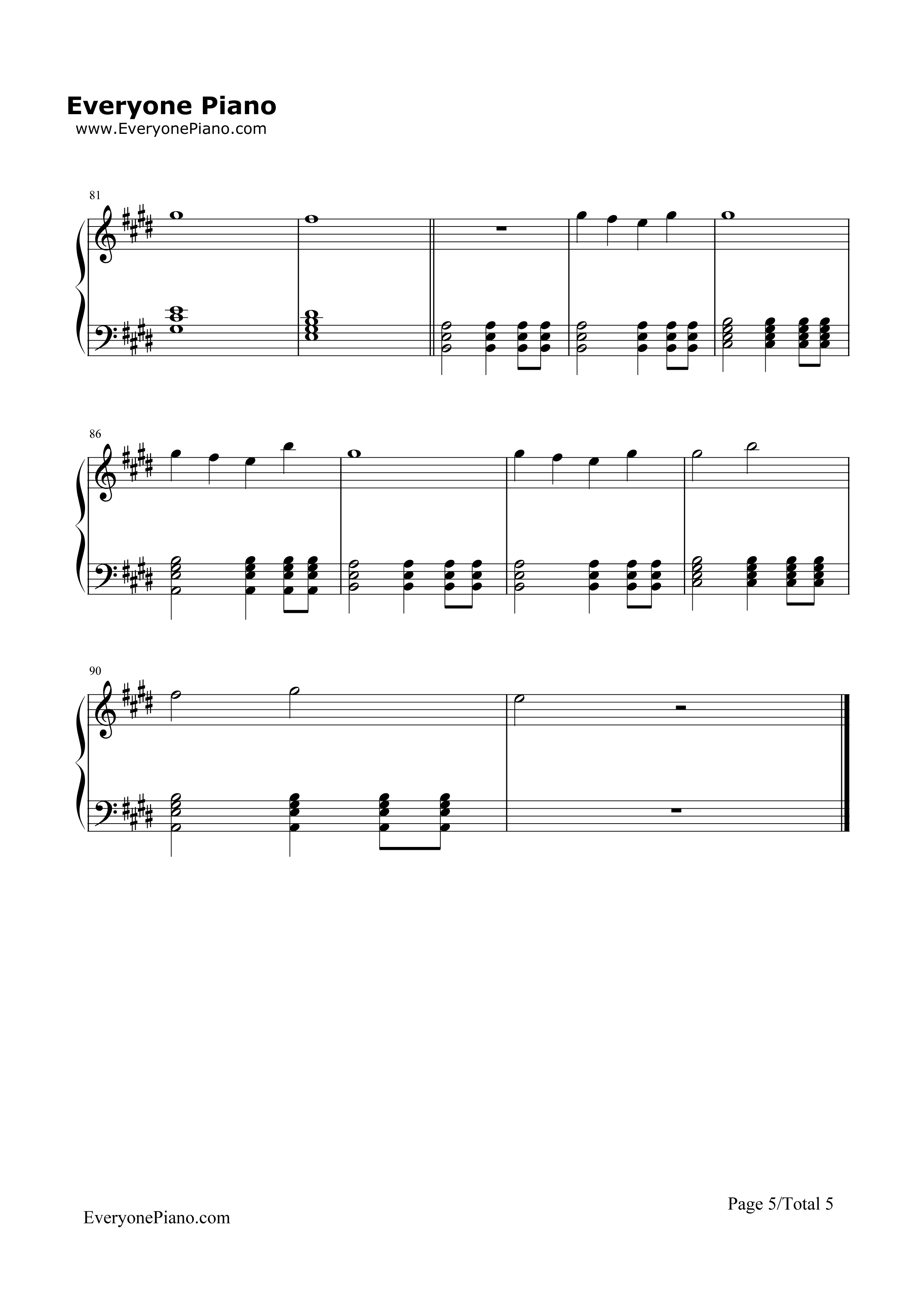 Drown钢琴谱-Bring Me the Horizon5
