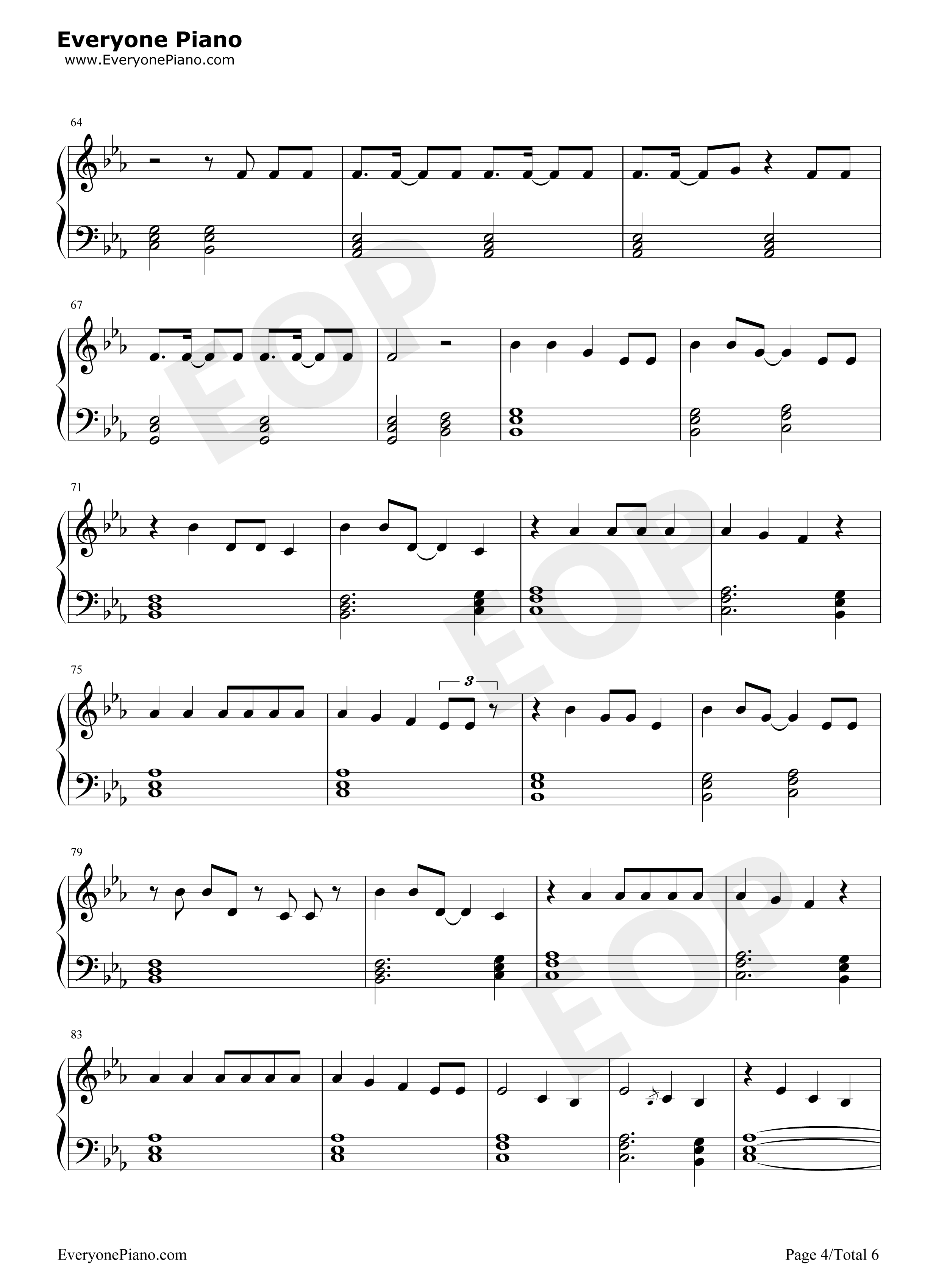 Masterpiece钢琴谱-Jessie J4