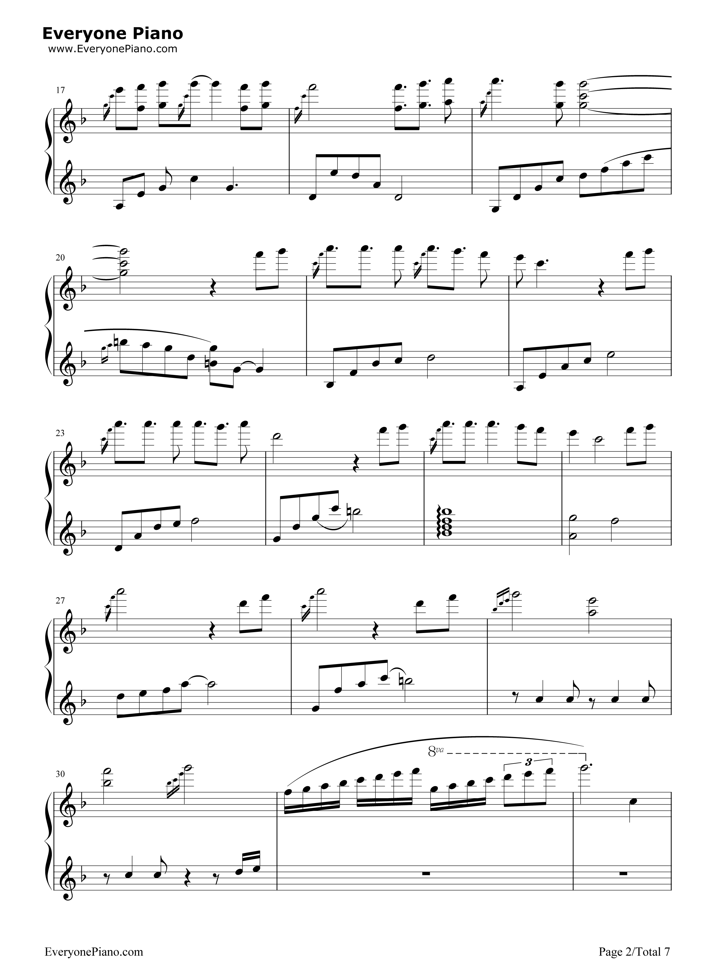 Part of Your World钢琴谱-Alan Menken2