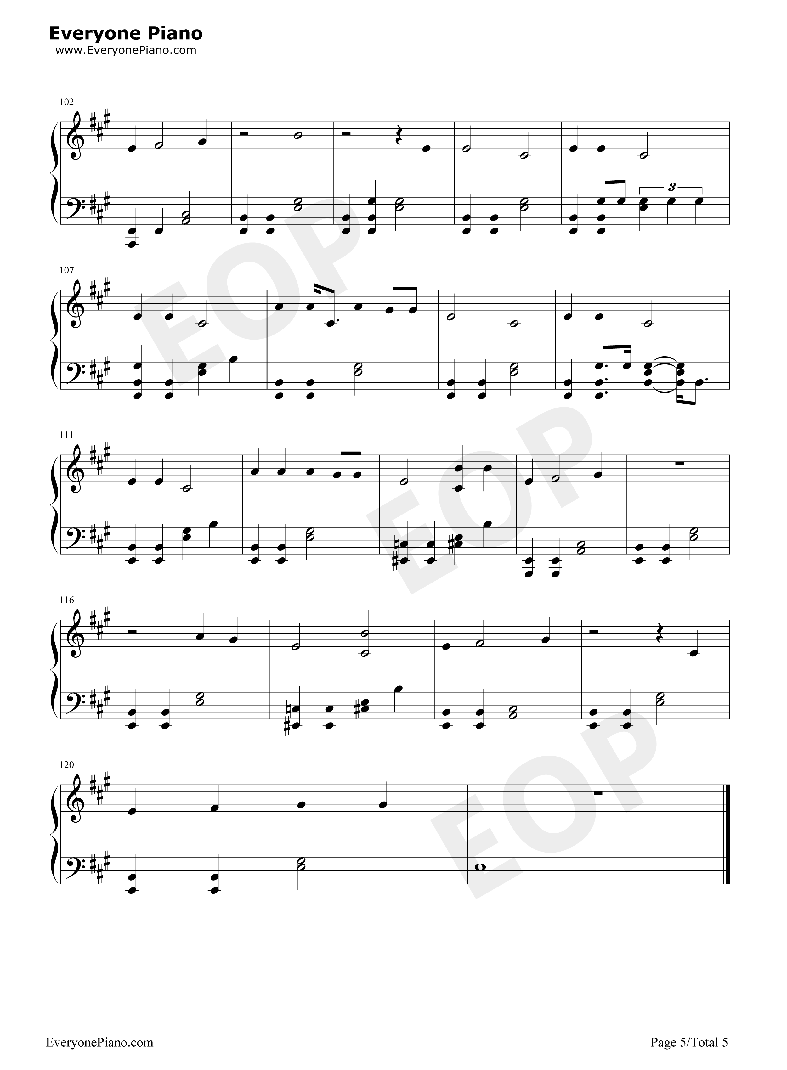 Machine钢琴谱-Imagine Dragons5