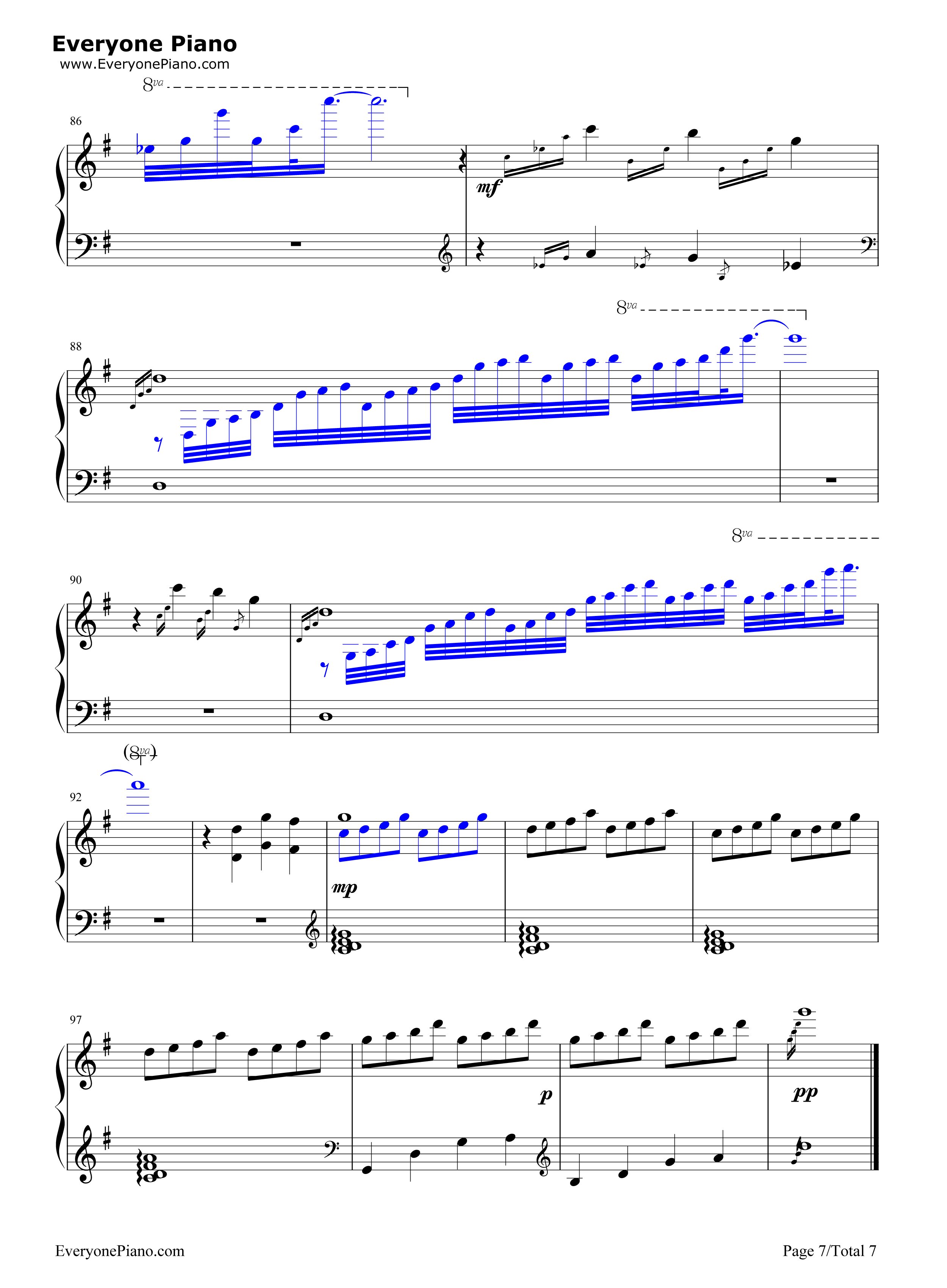 Part of Your World钢琴谱-Alan Menken7