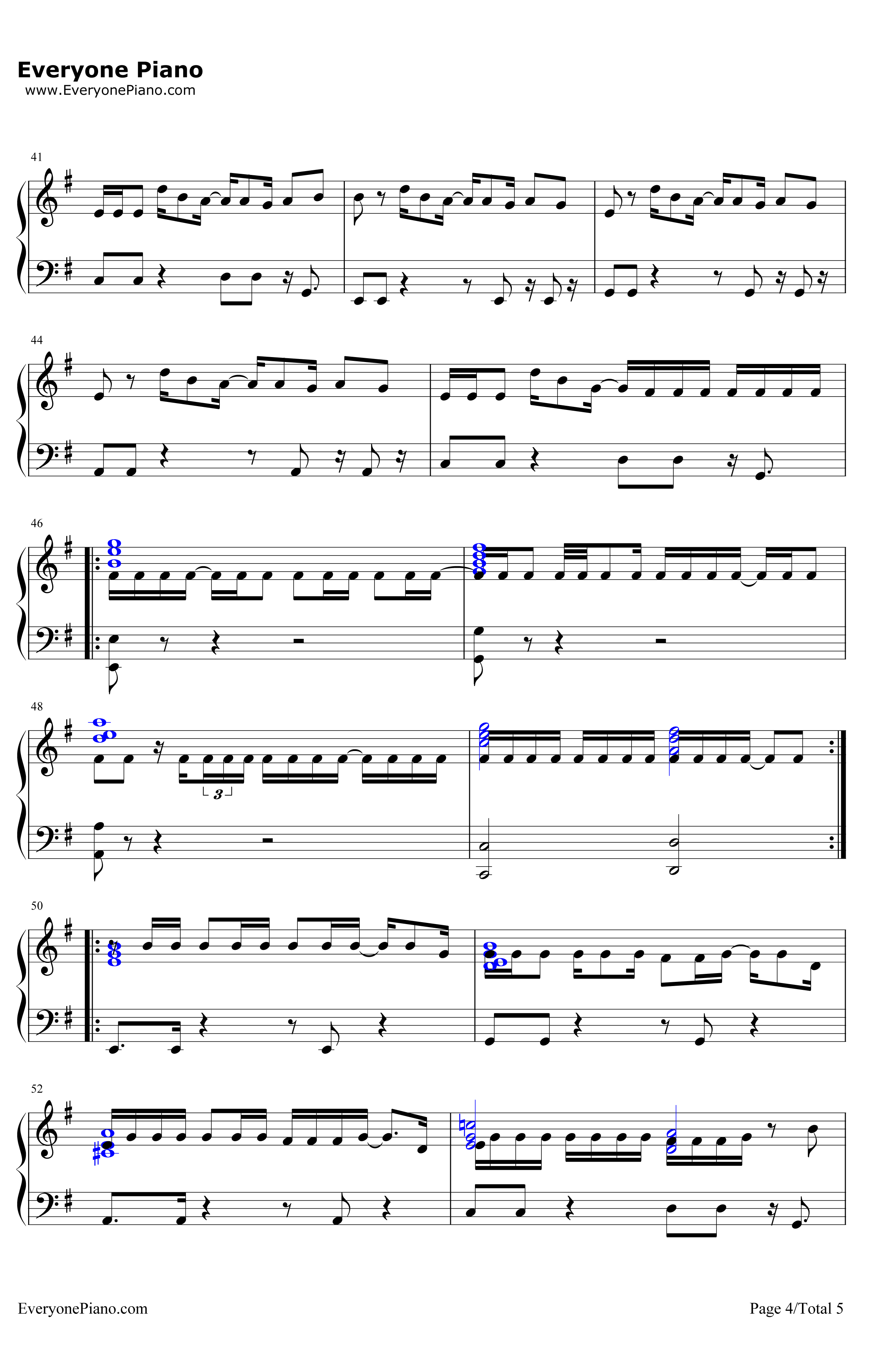 YouNeedMe，IDon'tNeedYou钢琴谱-EdSheeran4