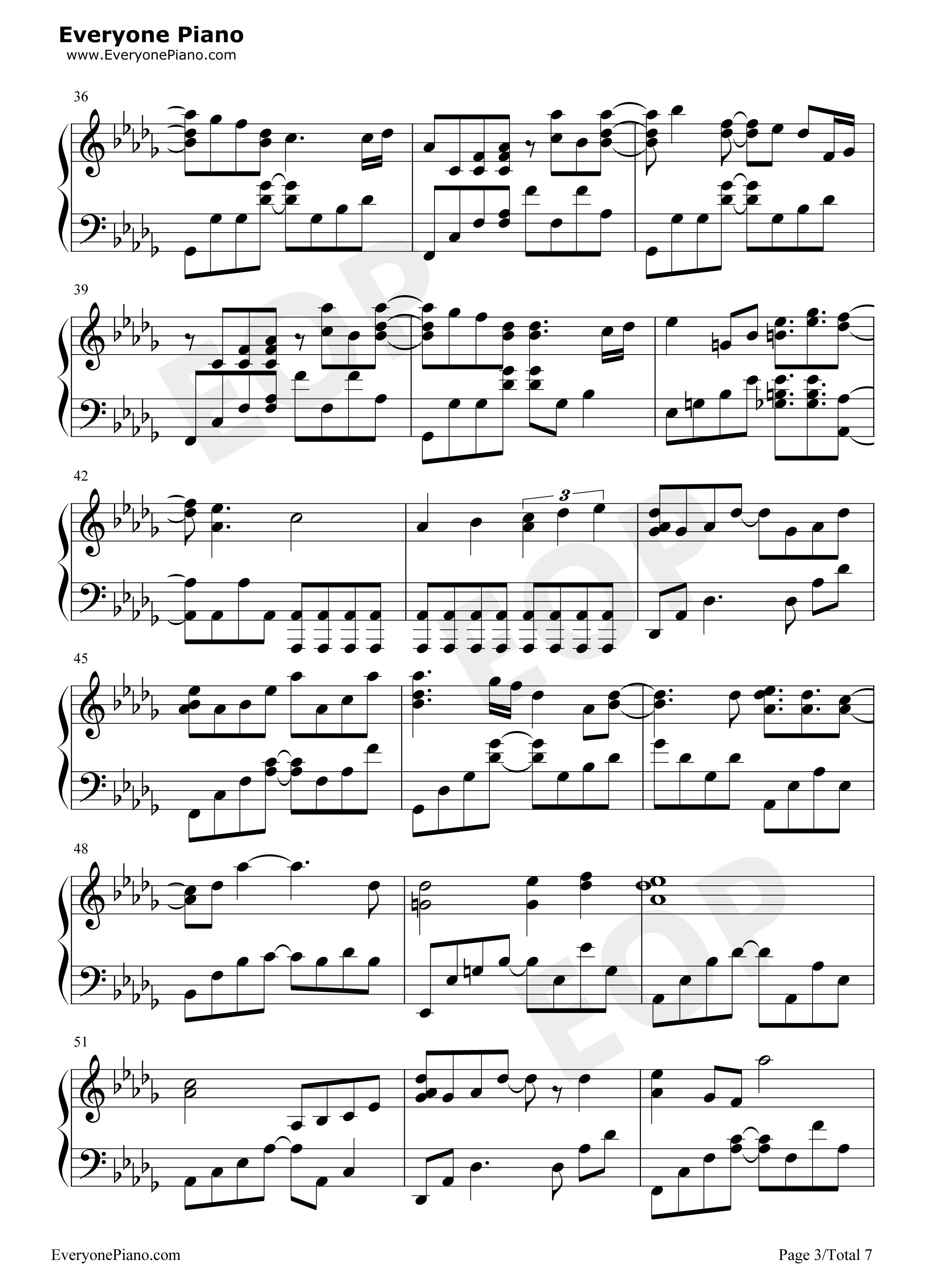 To Far Away Times 钢琴谱-Yasunori Mitsuda3