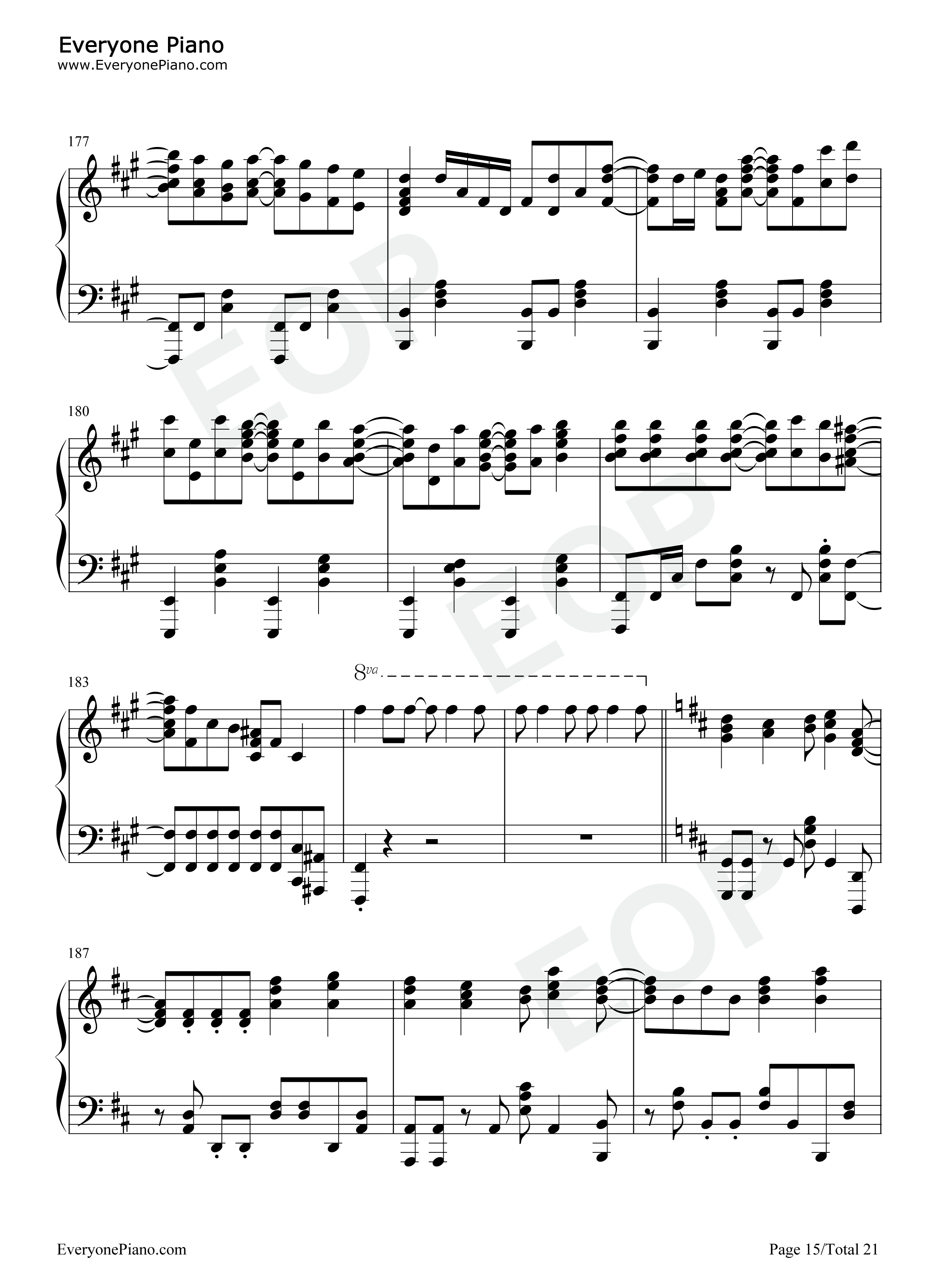 Leap of faith钢琴谱-fripSide15