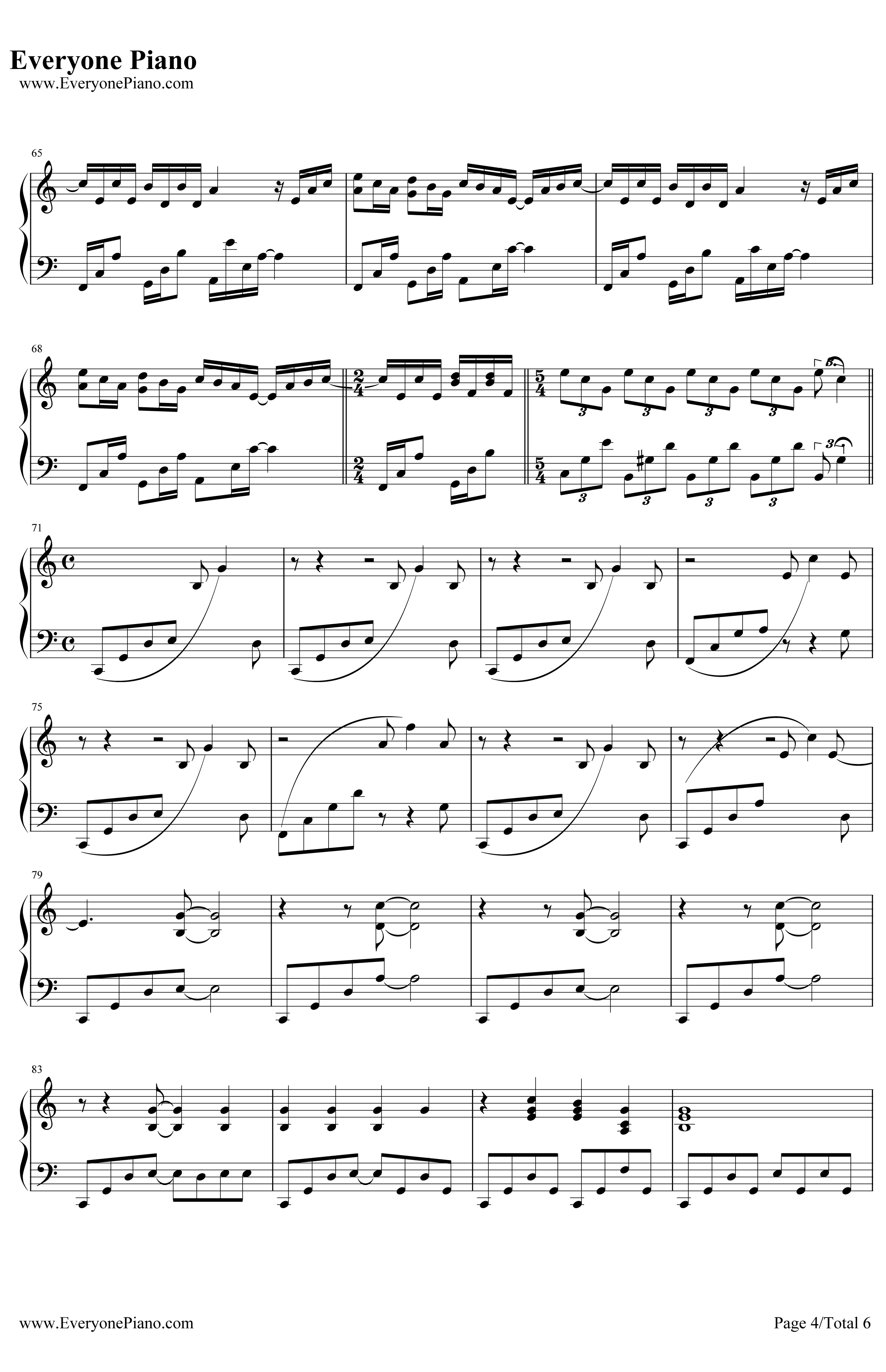 Longing  Love钢琴谱-GeorgeWinston乔治温斯顿4