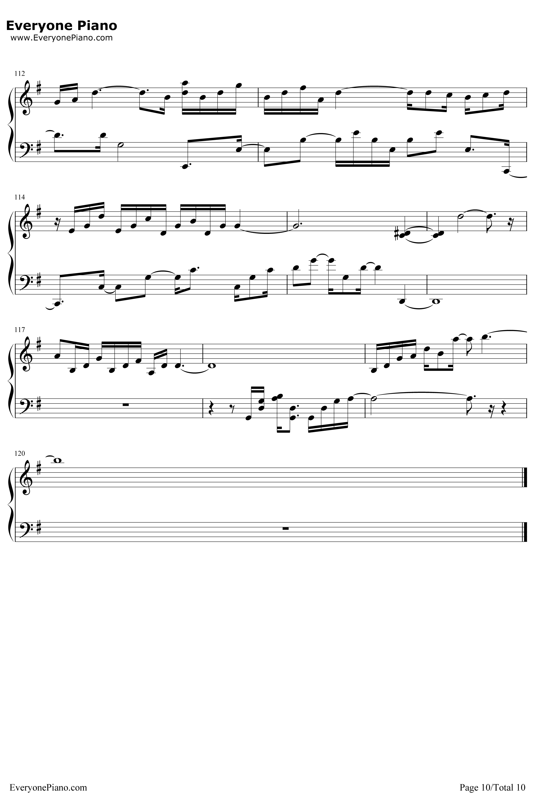 风的痕迹钢琴谱-VK克10
