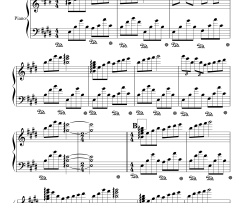 瓦妮莎的微笑钢琴谱-理查德.克莱德曼  Richard Clayderman