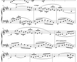 ArabesqueNo.1钢琴谱-ClaudeDebussy　