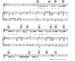 HandsonMe钢琴谱-ArianaGrande