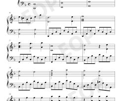 怪诞小镇主题曲钢琴谱-Brad Breeck