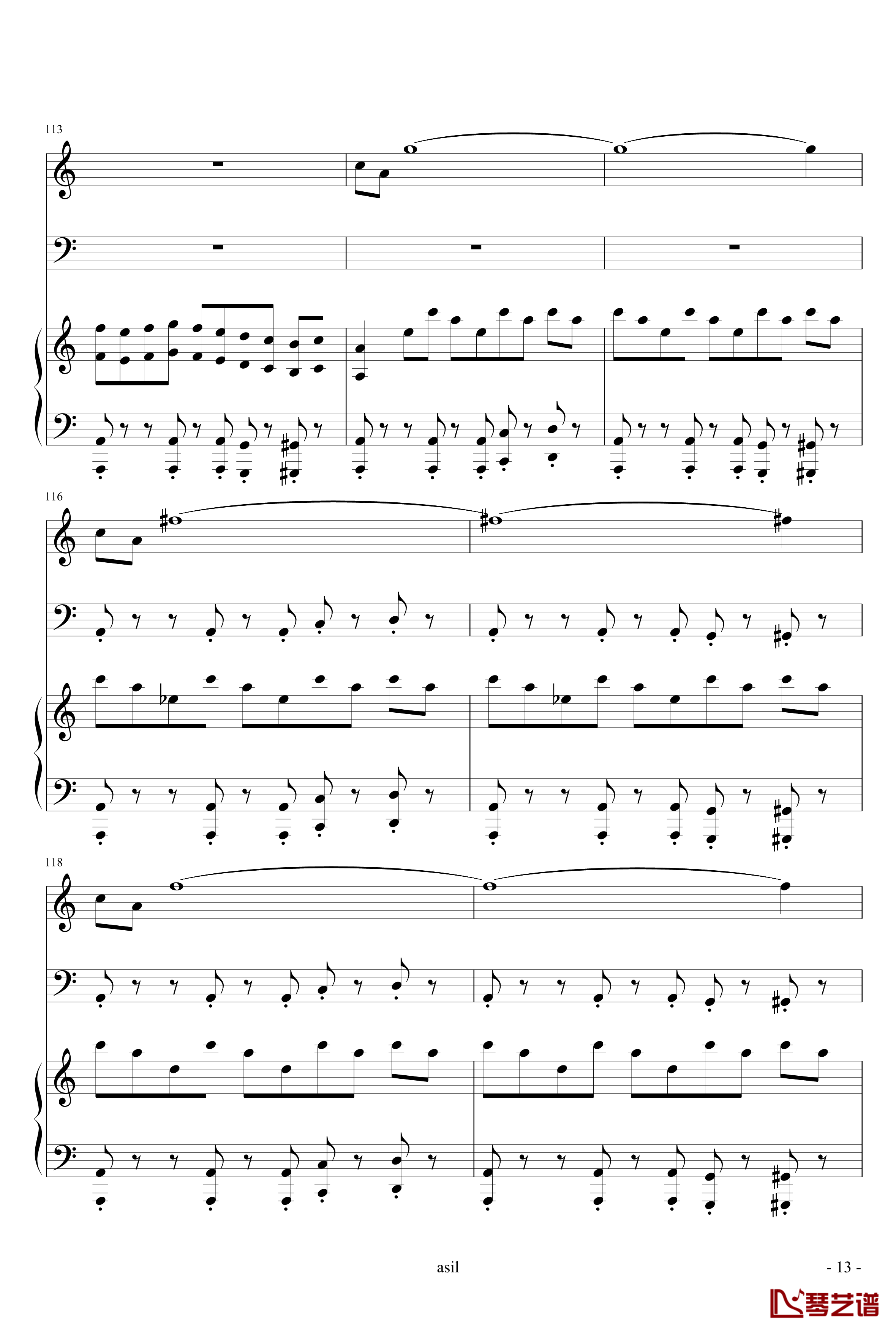 谍中谍钢琴谱-小提琴大提琴钢琴-the Piano Guys13