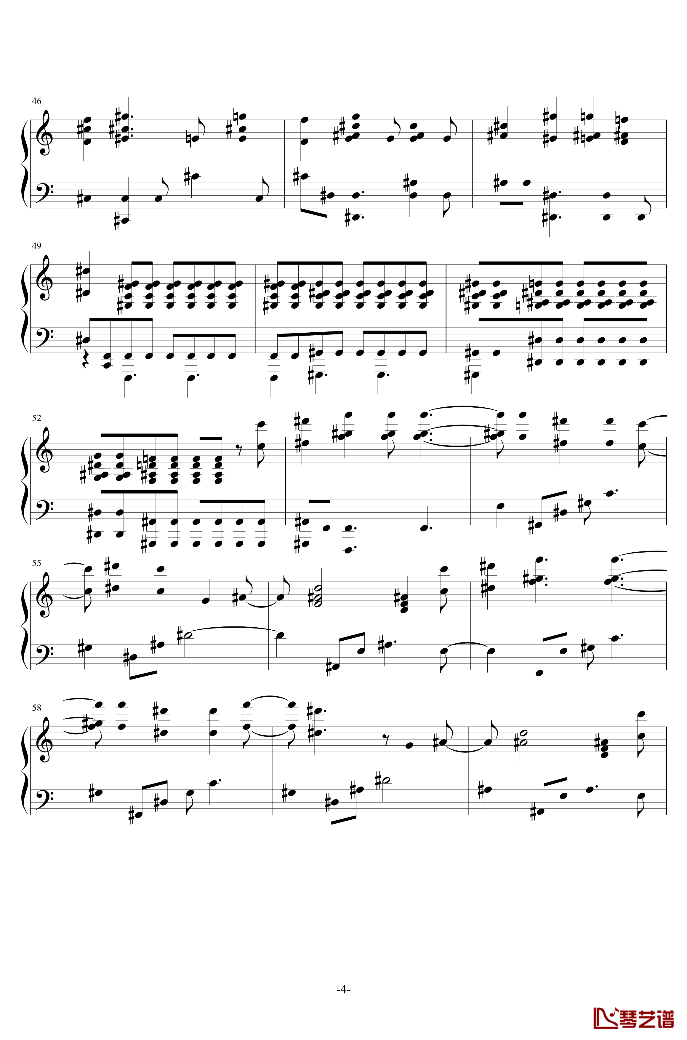 New Divide钢琴谱-Linkin Park-稍难版本-linkin park4