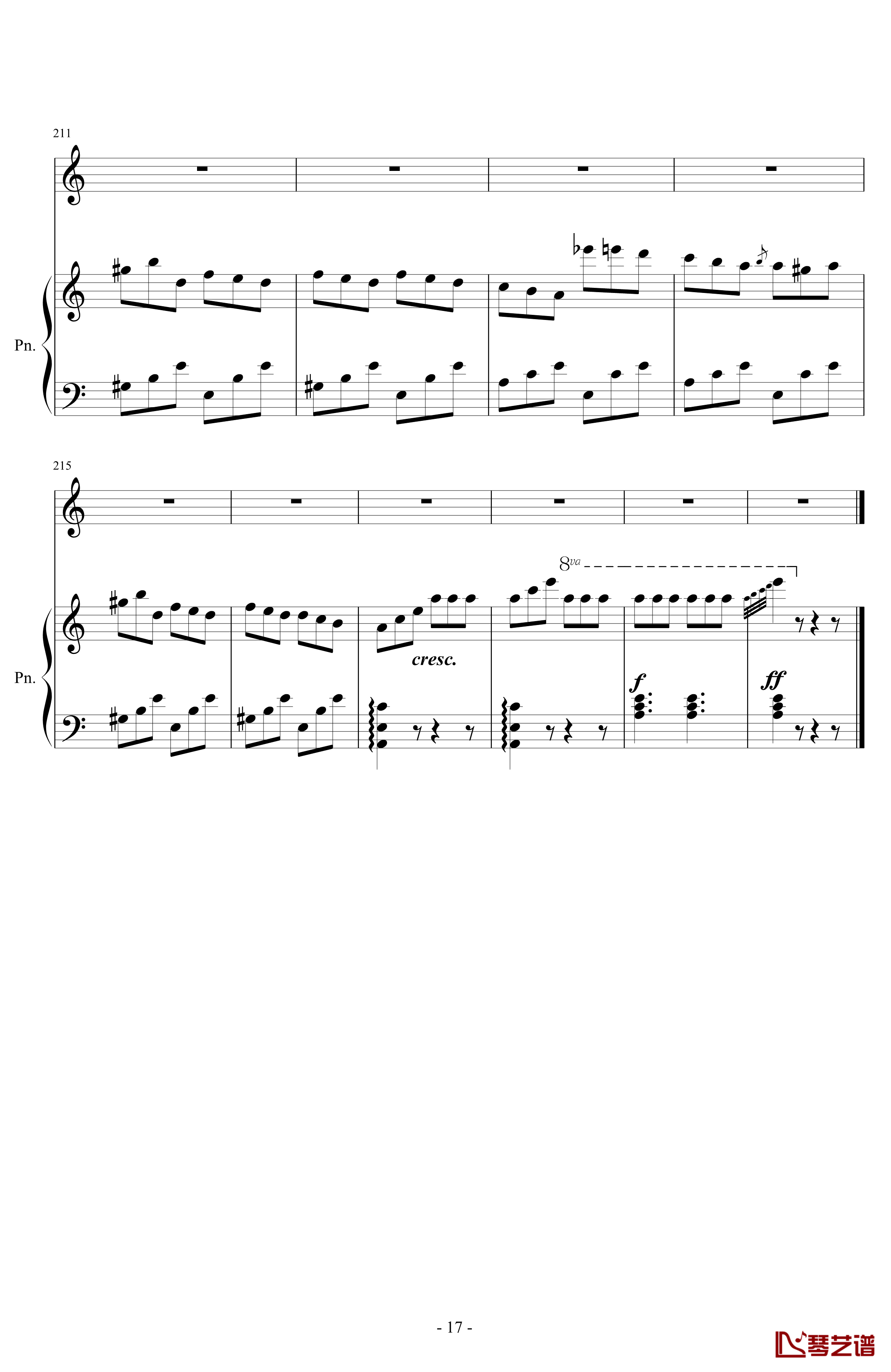 La Danza钢琴谱-Tarantella napoletana-罗西尼17