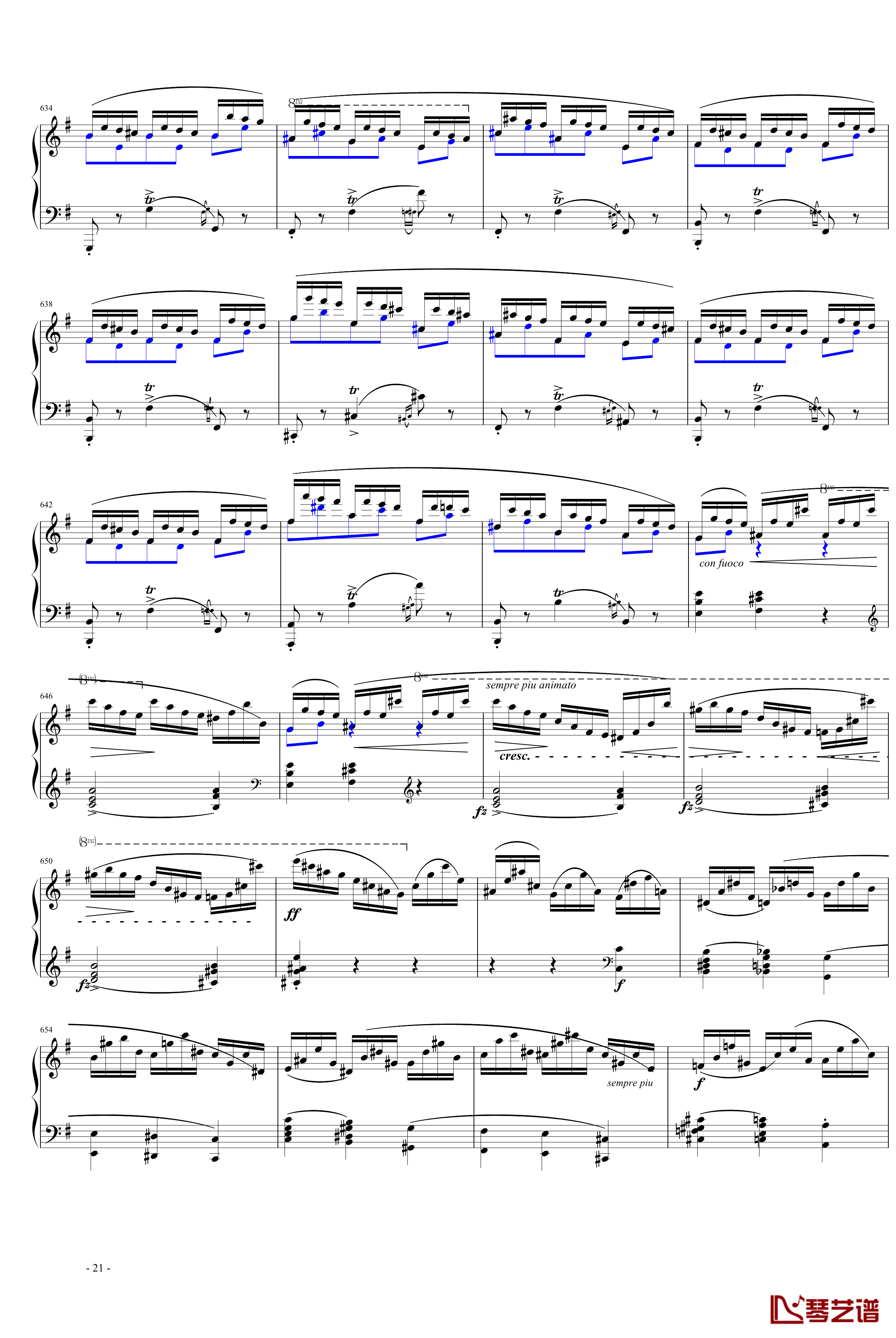 e小调第一钢琴协奏曲第一乐章钢琴谱-肖邦-chopin21