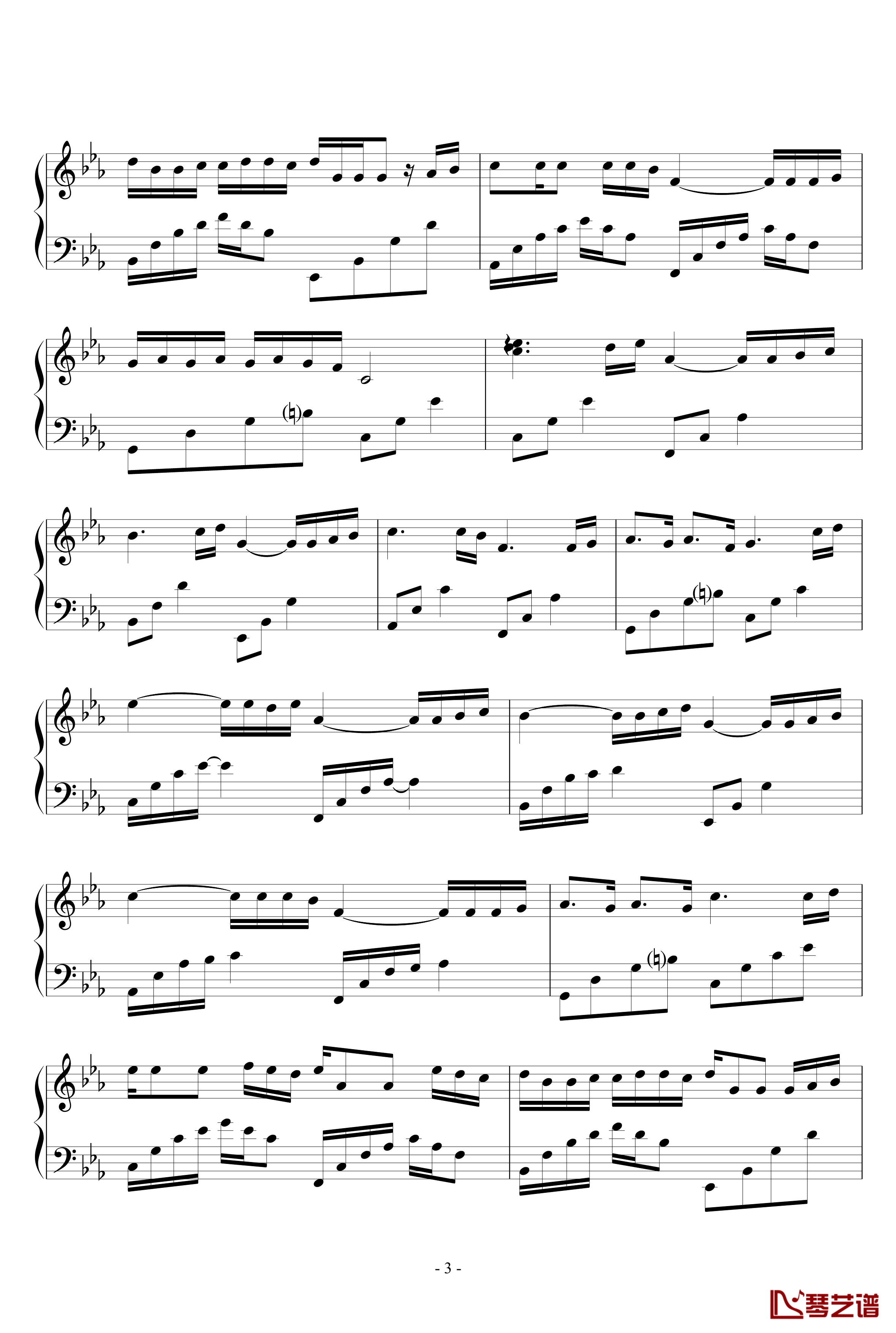 A letter from the past钢琴谱-Chopinist3