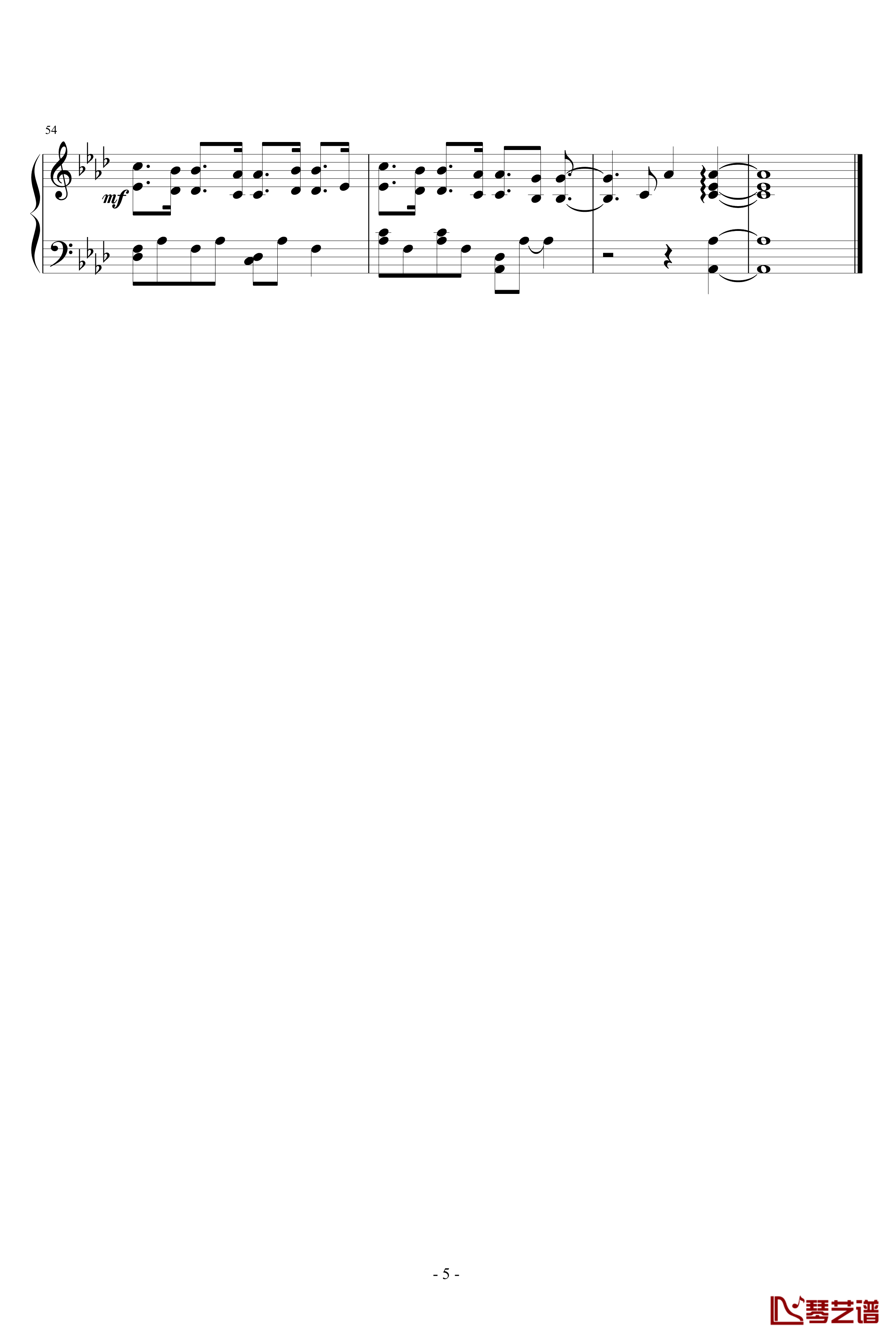Leaves in the Wind钢琴谱-Isaac Shepard5