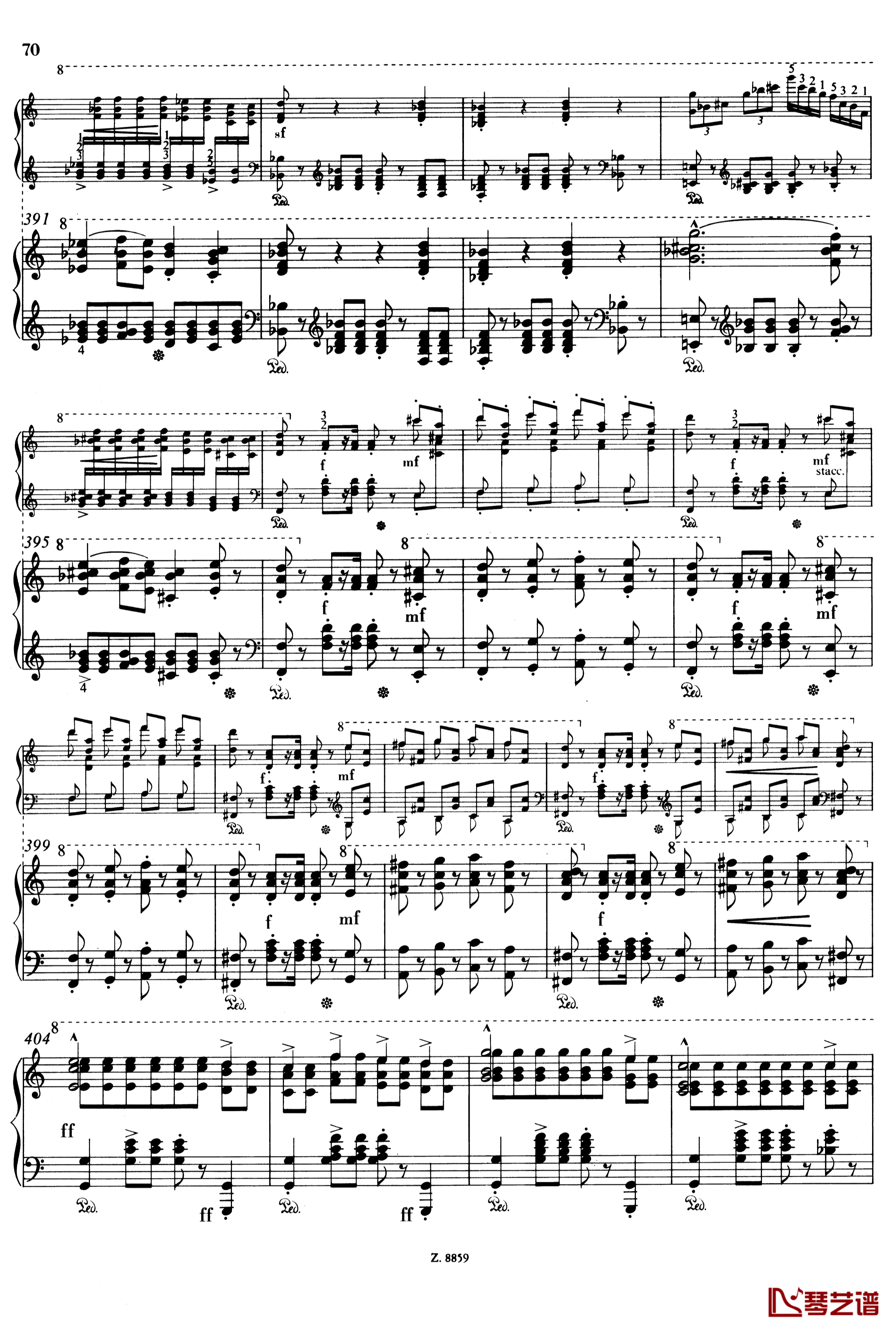 耶稣基督 S.3 选段-牧歌进行曲钢琴谱-李斯特34