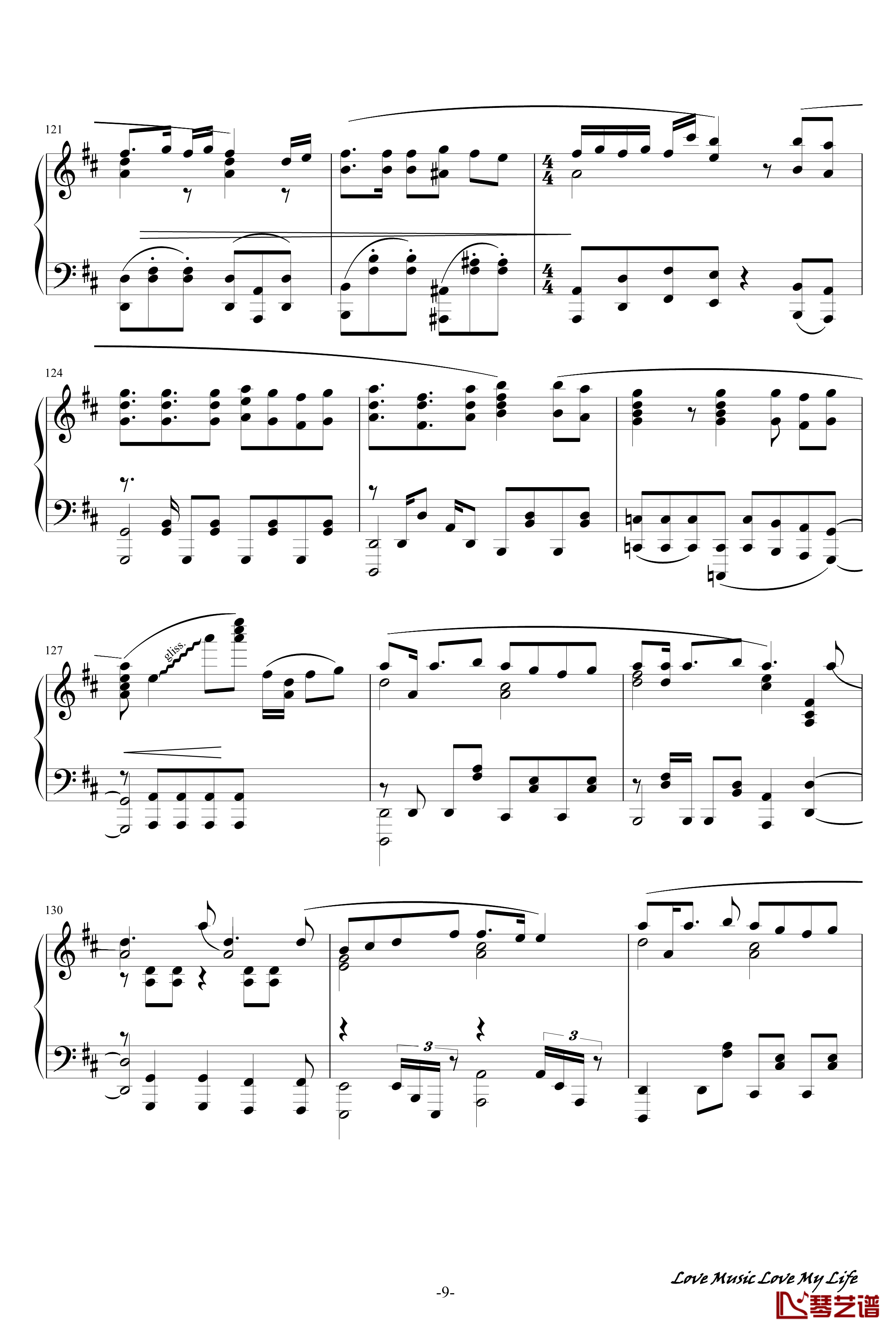 触手猴72首动漫名曲连弹钢琴谱-part 19