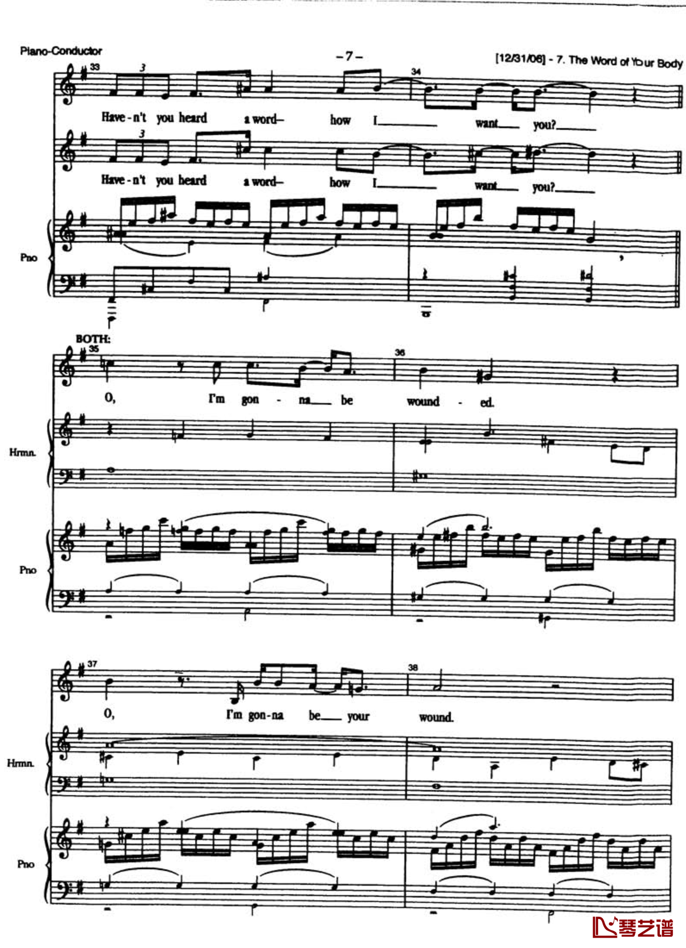 The word of your body钢琴谱-Duncan Sheik7