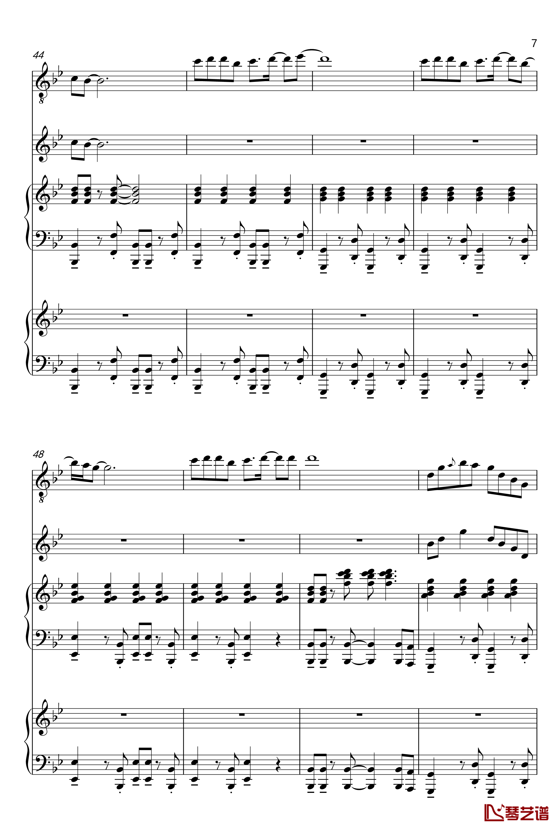 Only love can hurt like this钢琴谱-Paloma Faith7